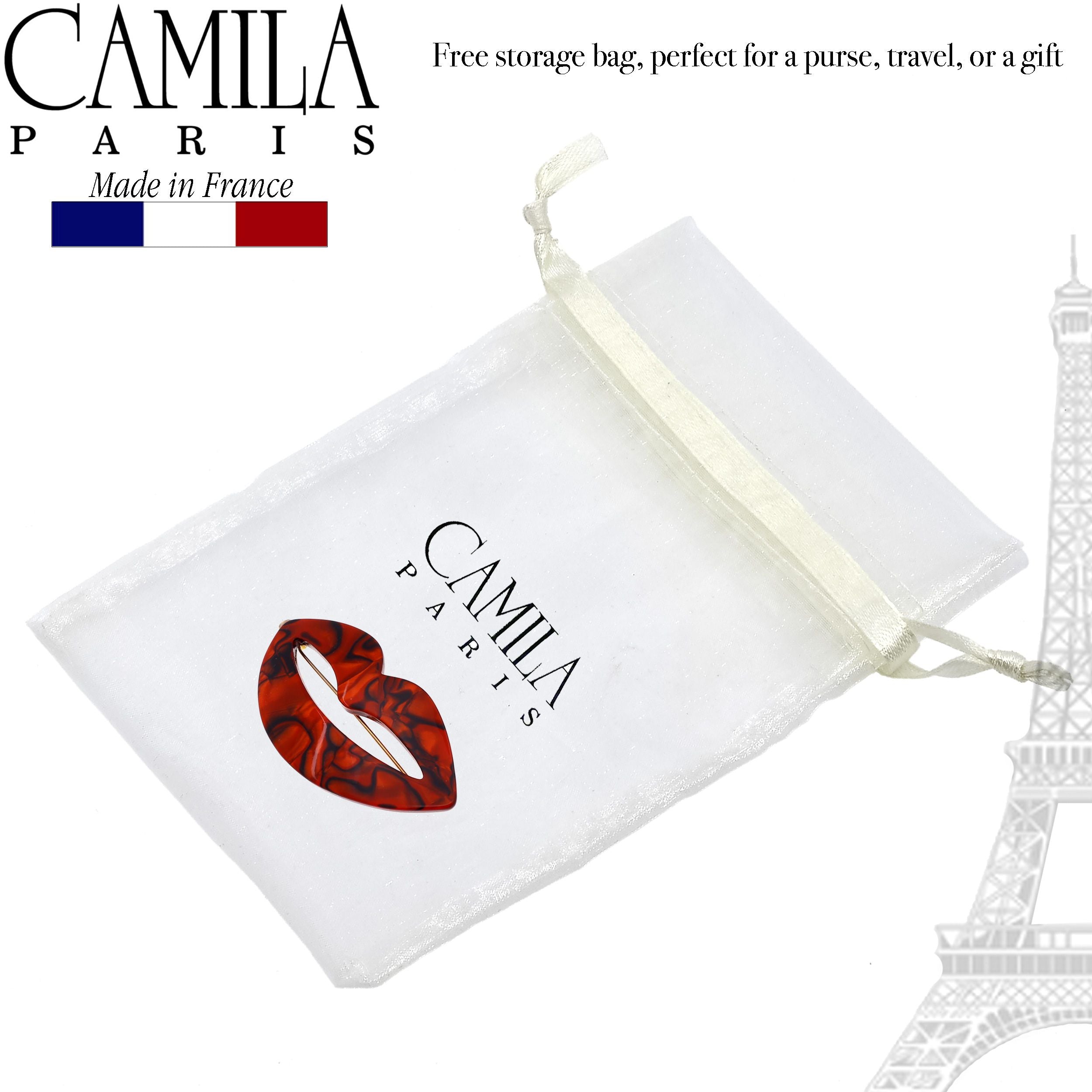 Camila Paris French barrette cellulose acetate handmade