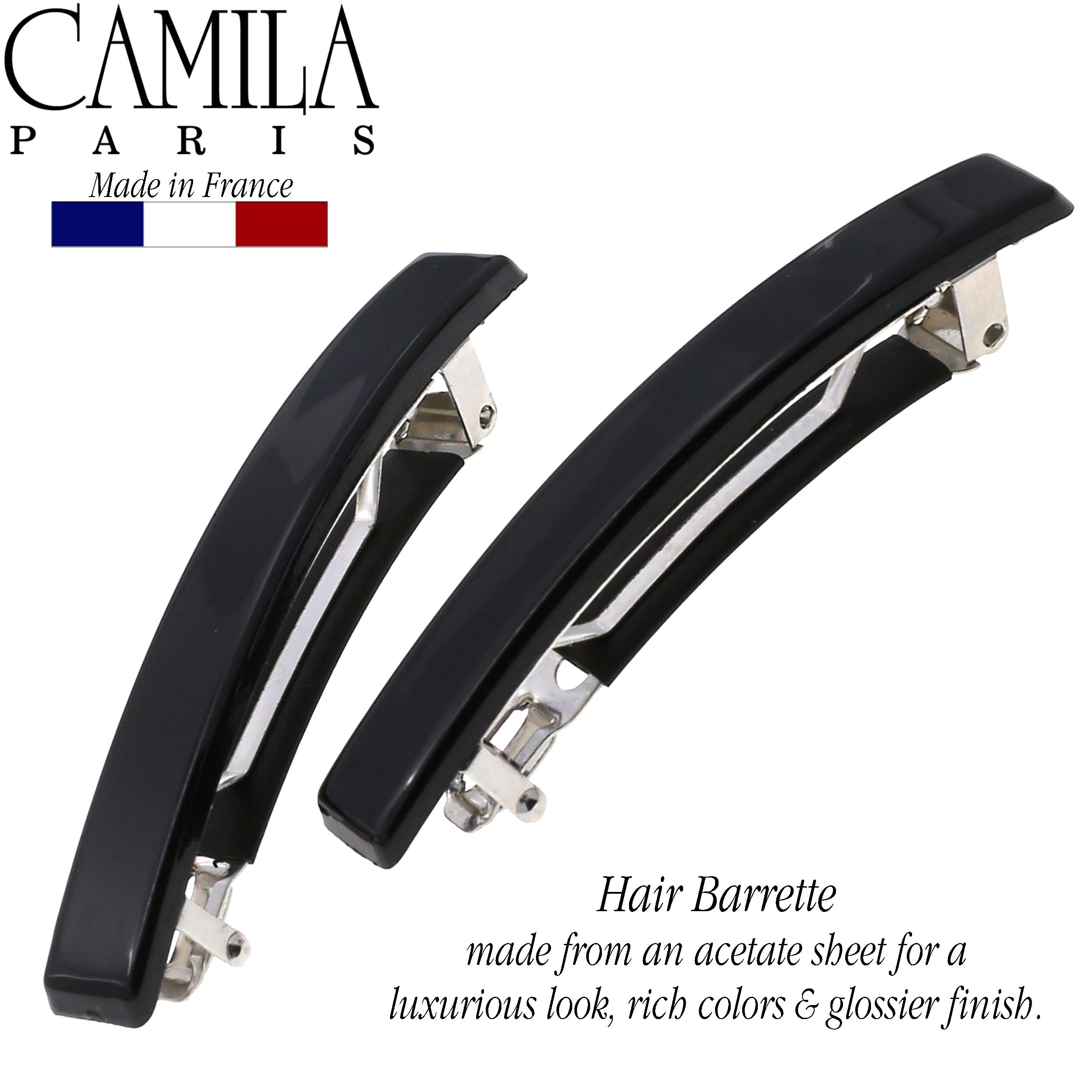 Camila Paris French barrette cellulose acetate