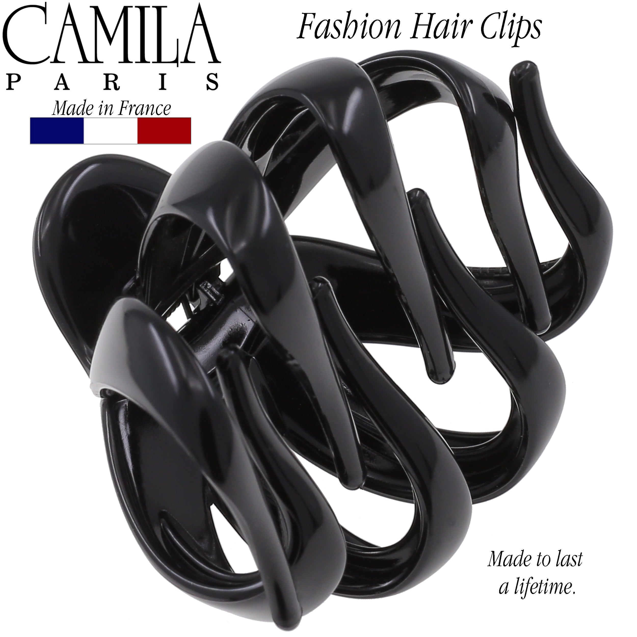 Camila Paris French claw clip cellulose acetate