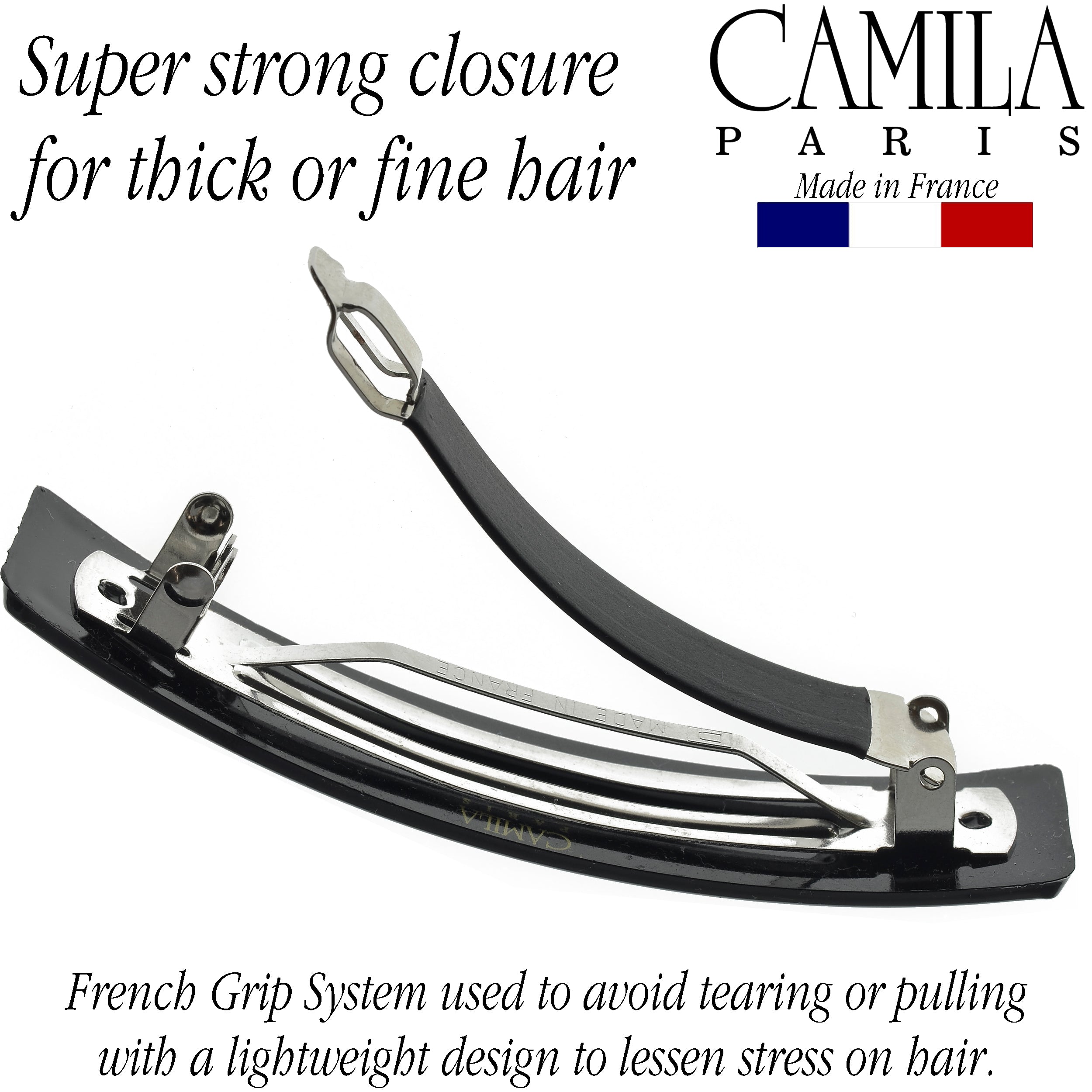 Camila Paris 4.25" French barrette cellulose acetate