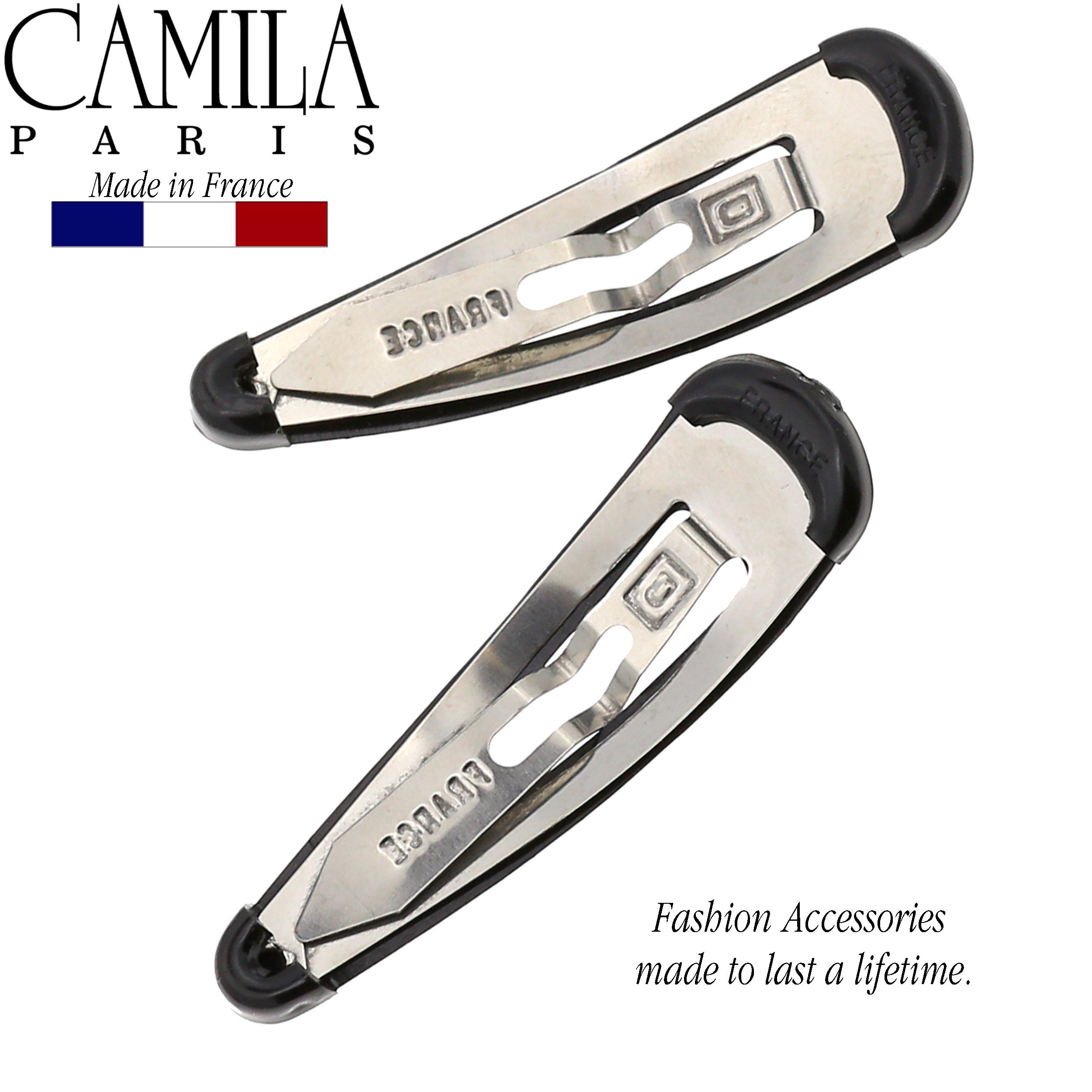 Camila Paris French barrette cellulose acetate