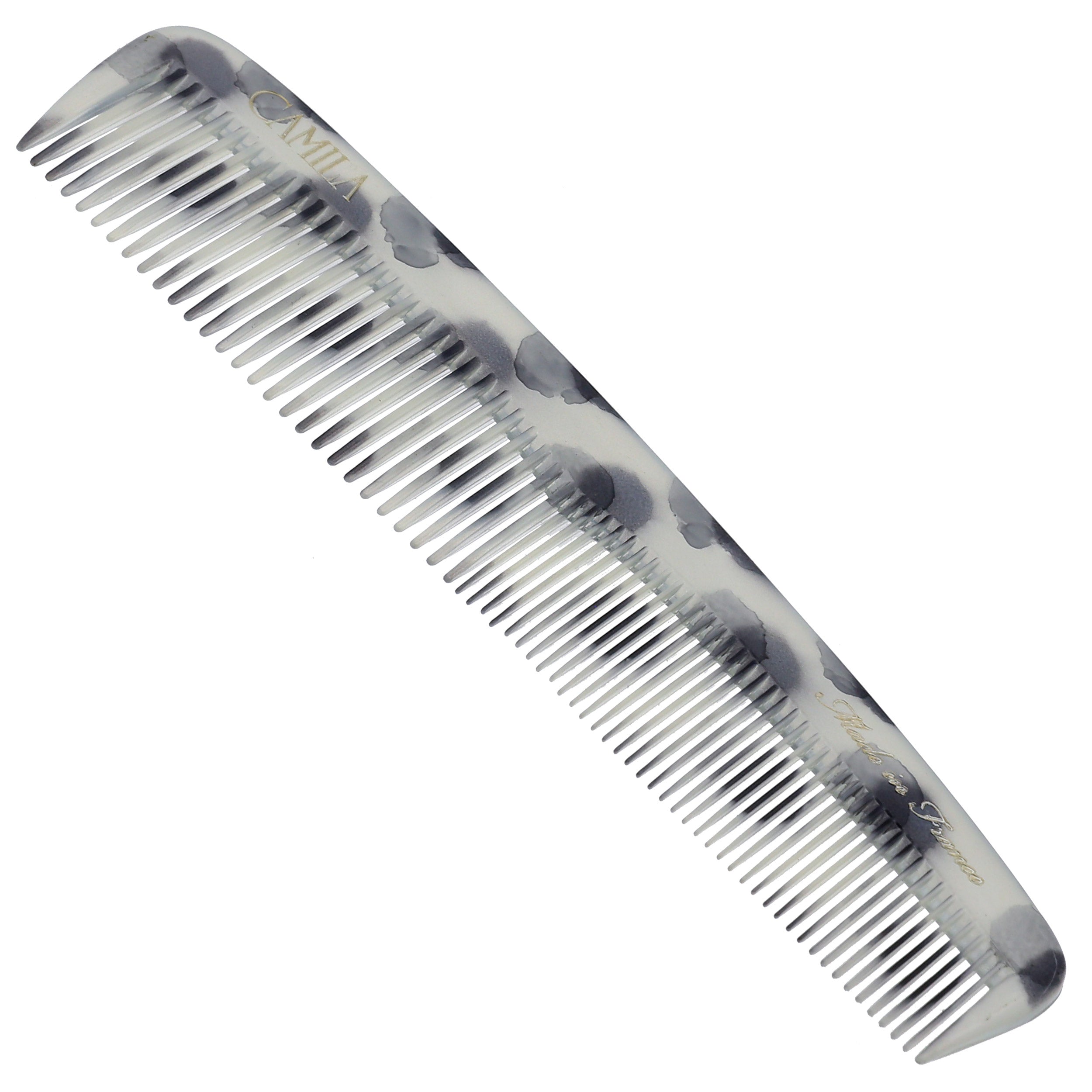Camila Paris 1 inch Wide Tooth French comb cellulose acetate