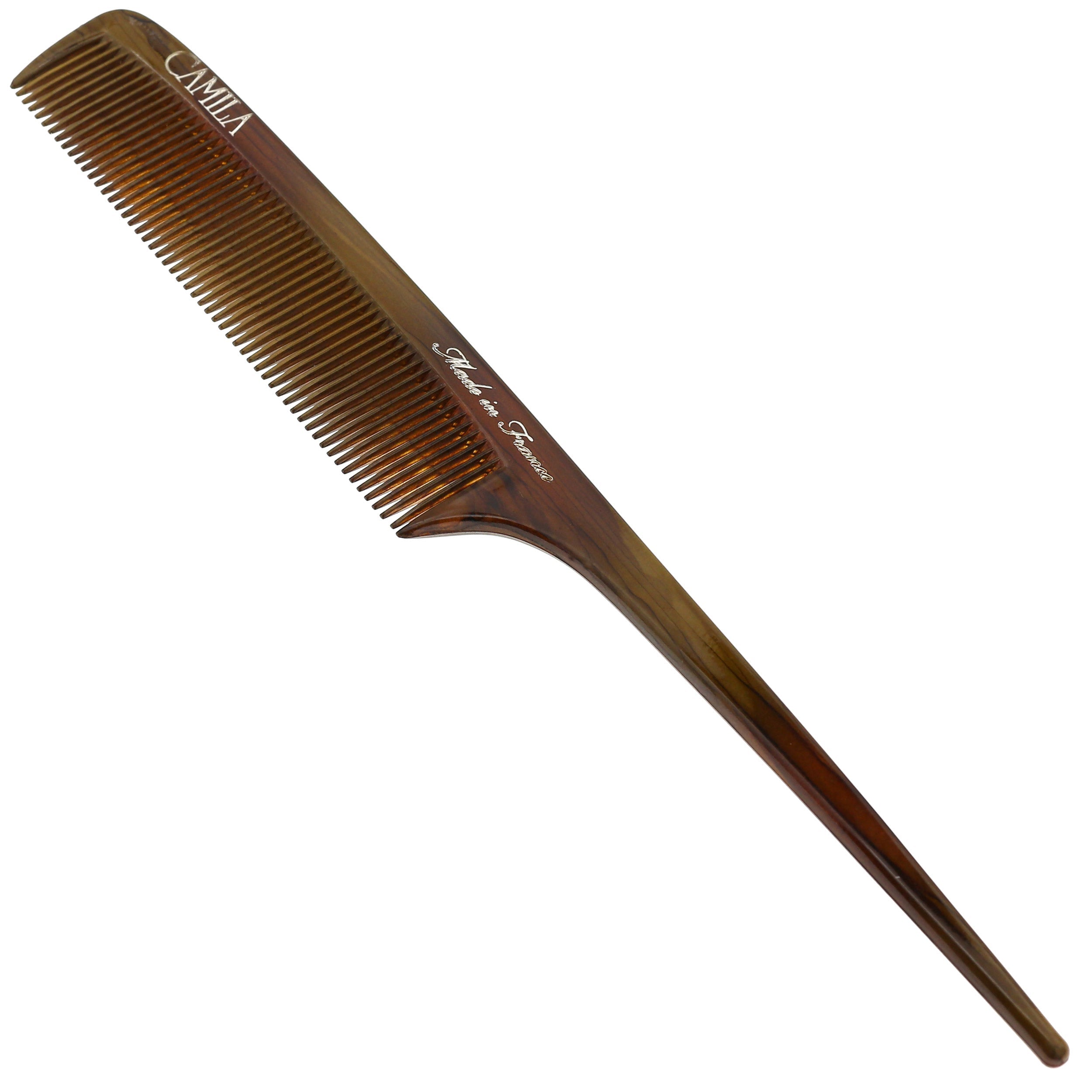 Camila Paris 1 inch Rattail French comb cellulose acetate