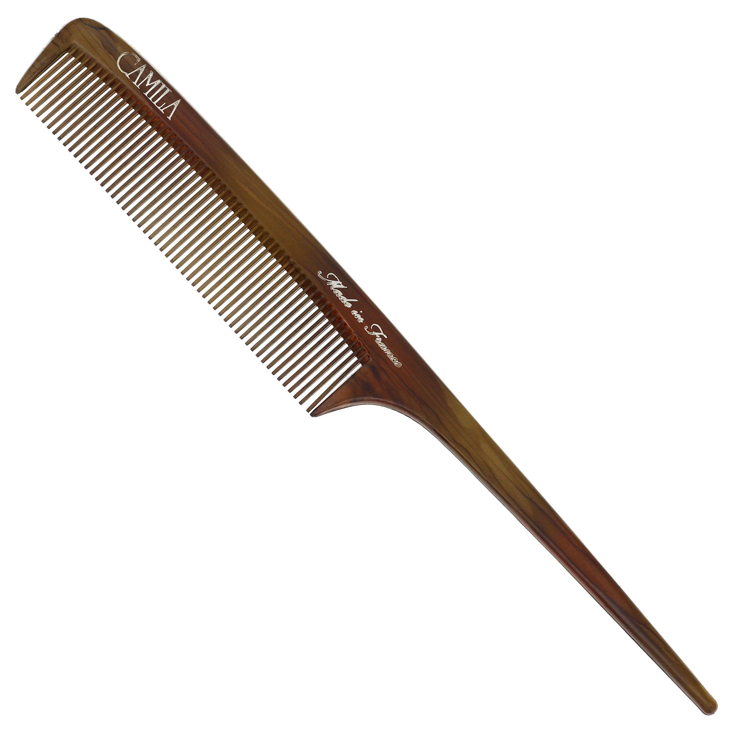 Camila Paris Rattail French comb cellulose acetate