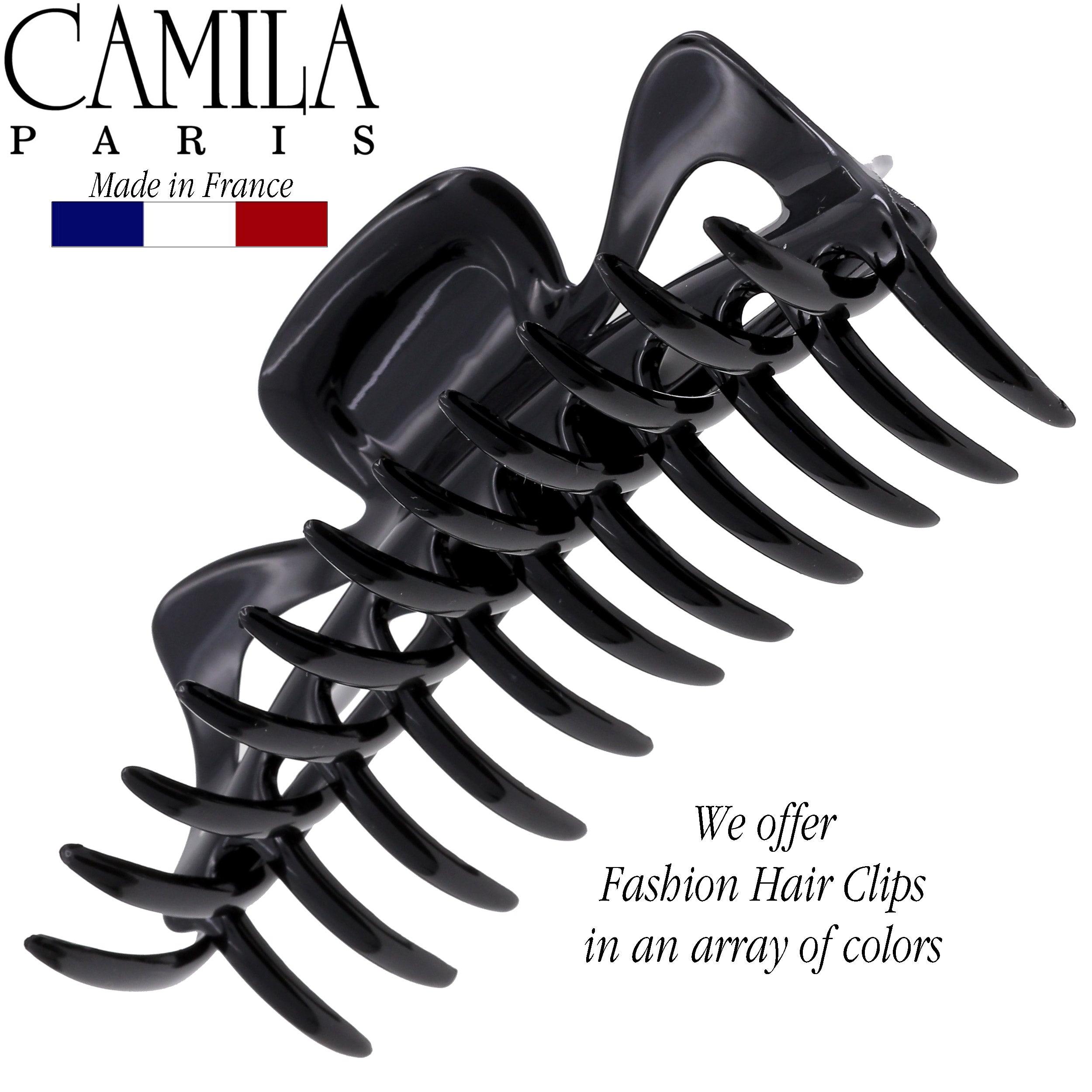 Camila Paris Elizabeth French hair clip cellulose acetate