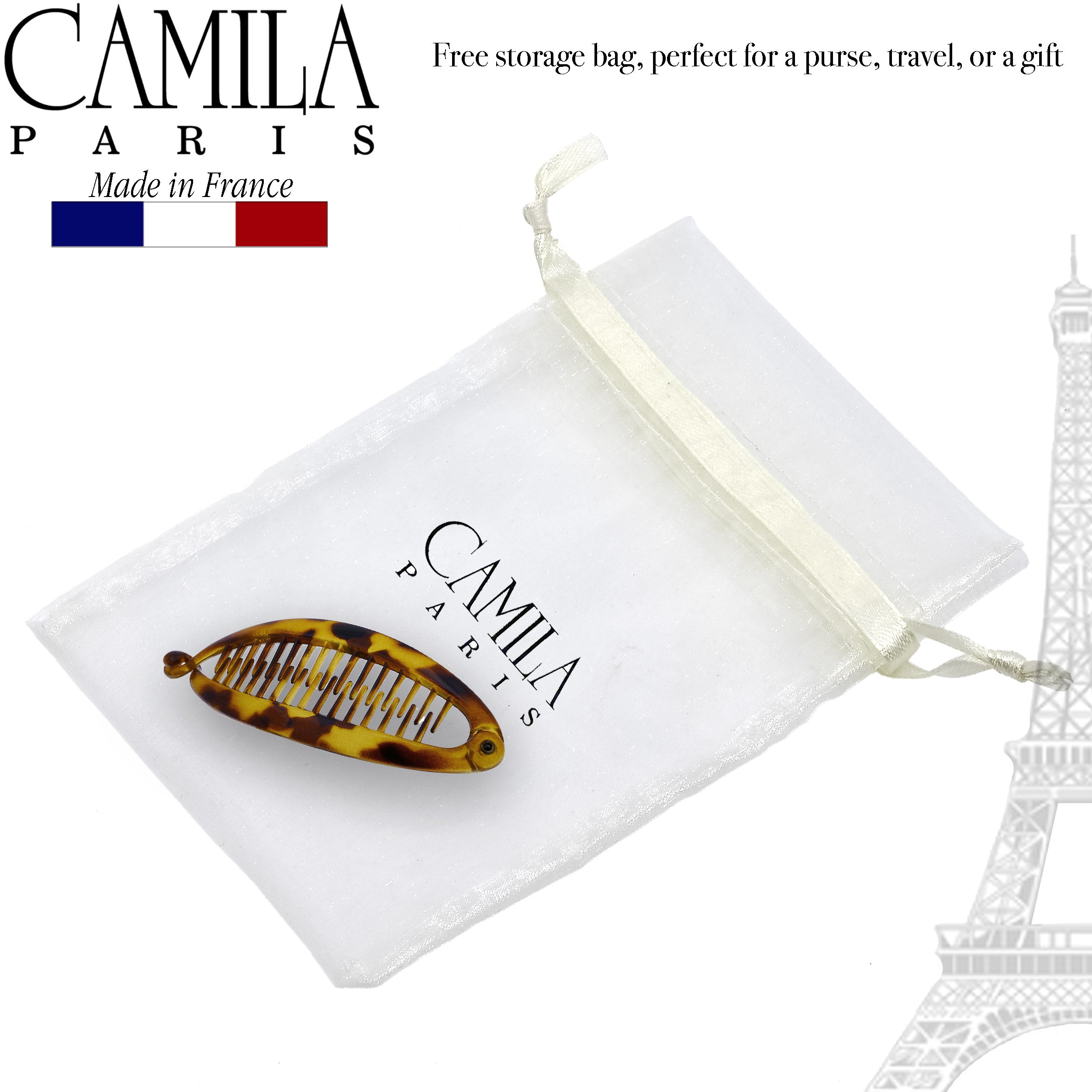 Camila Paris French banana clip cellulose acetate