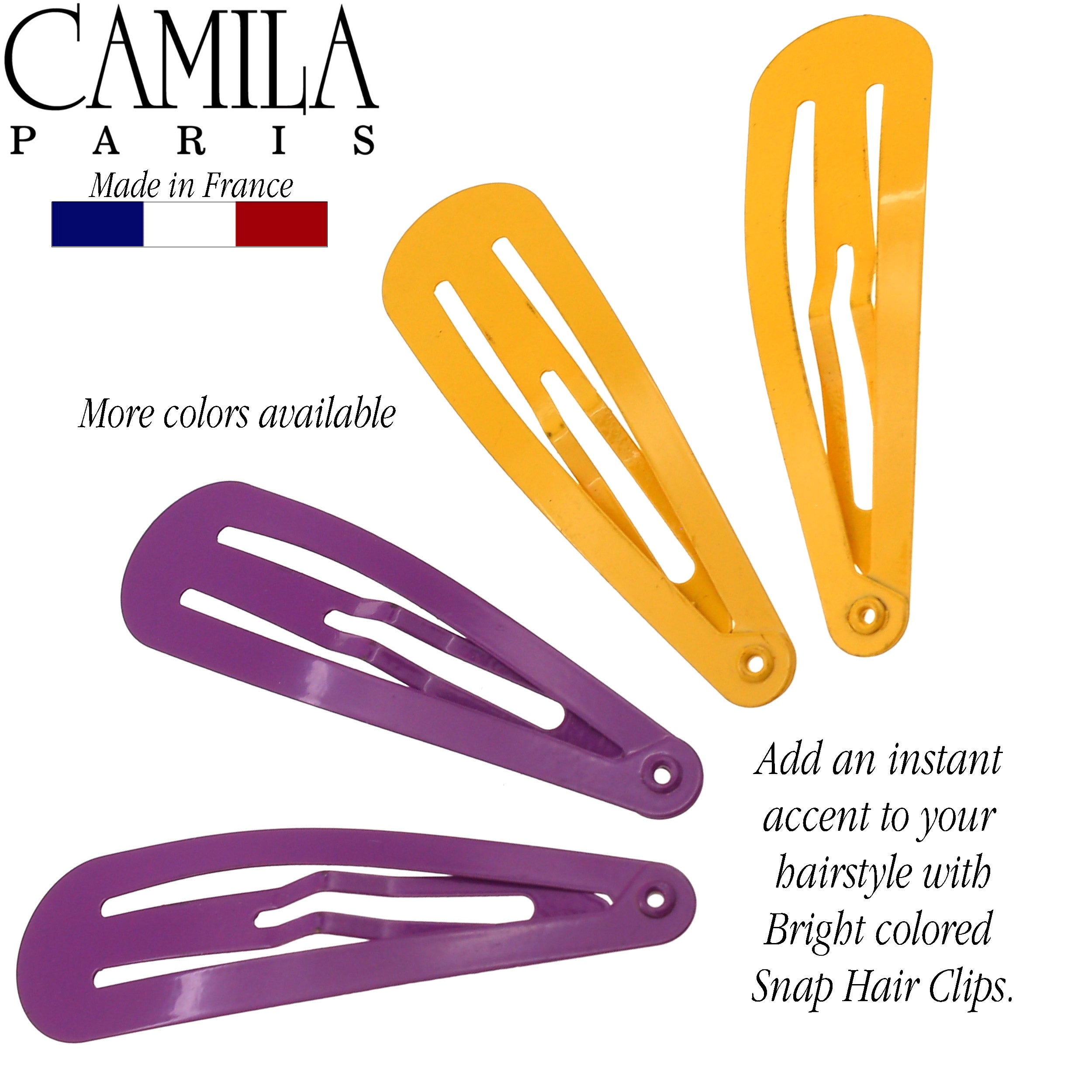 Camila Paris French barrette cellulose acetate