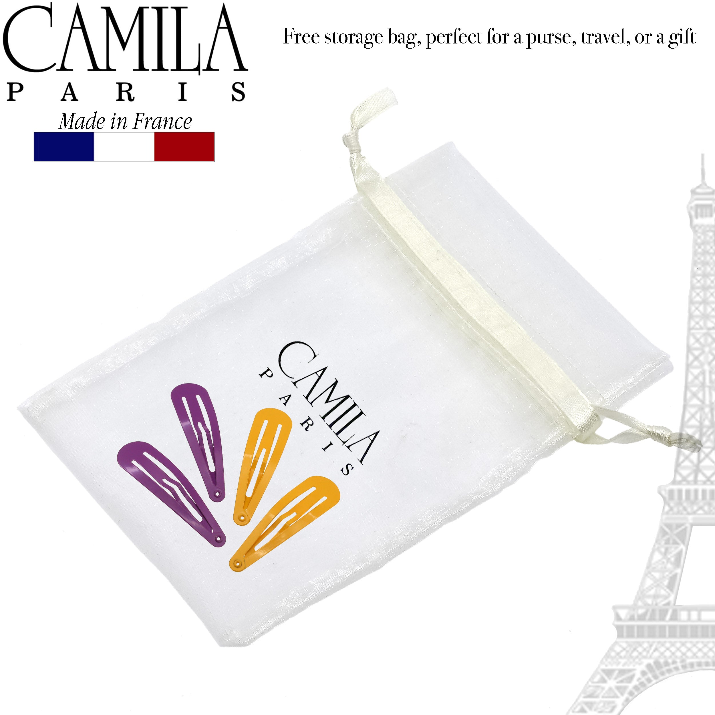 Camila Paris French barrette cellulose acetate