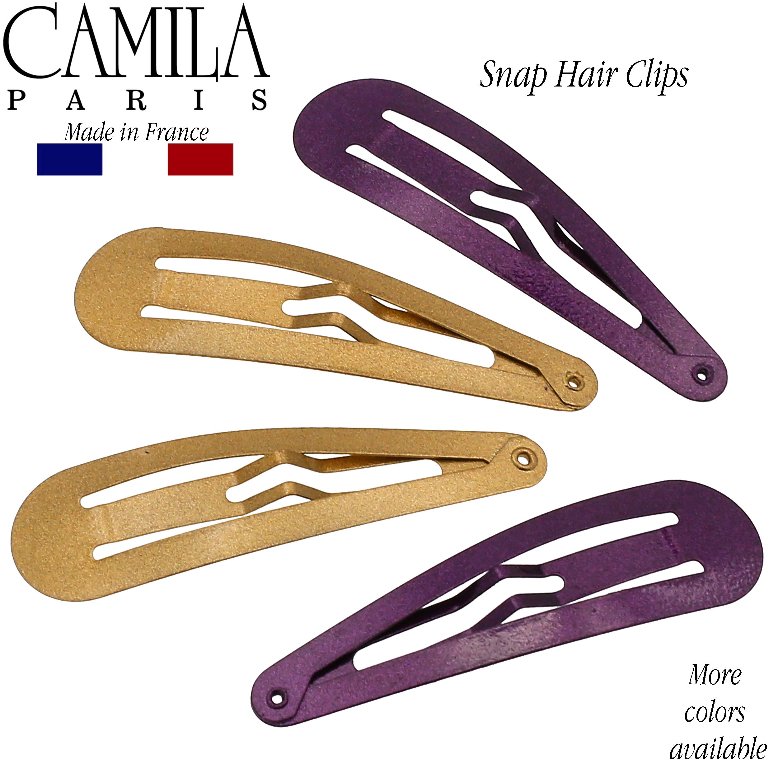 Camila Paris French barrette cellulose acetate