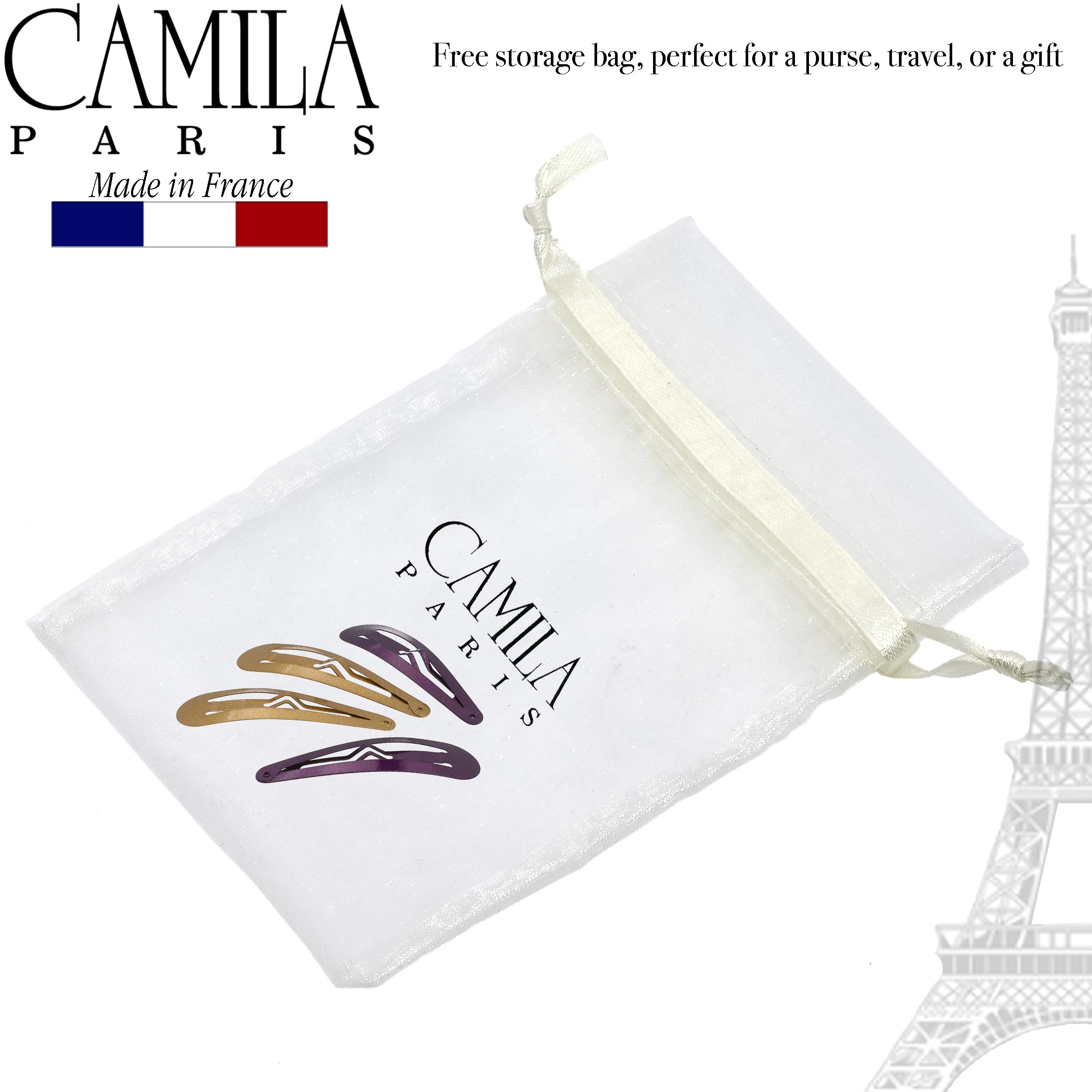 Camila Paris French barrette cellulose acetate