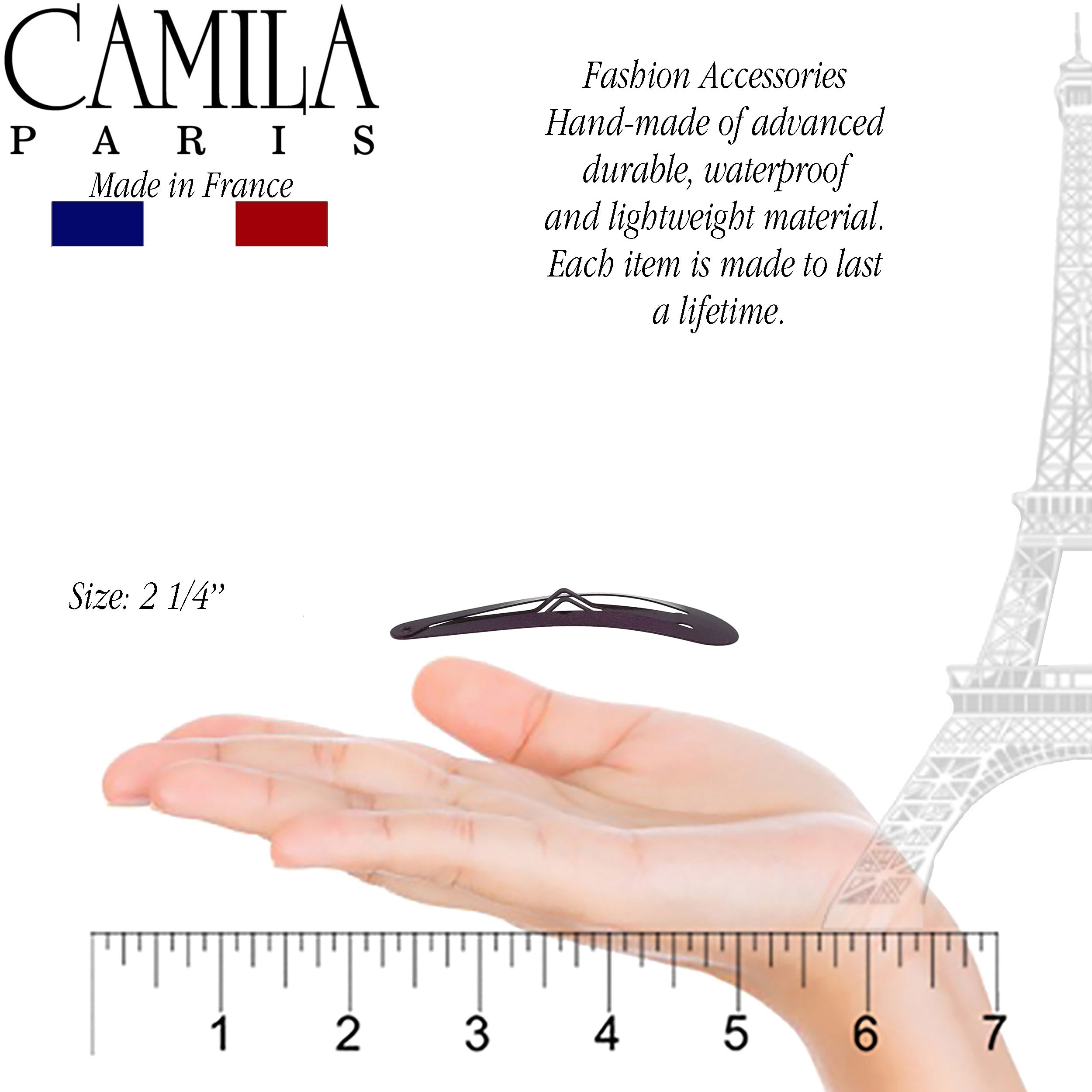 Camila Paris French barrette cellulose acetate