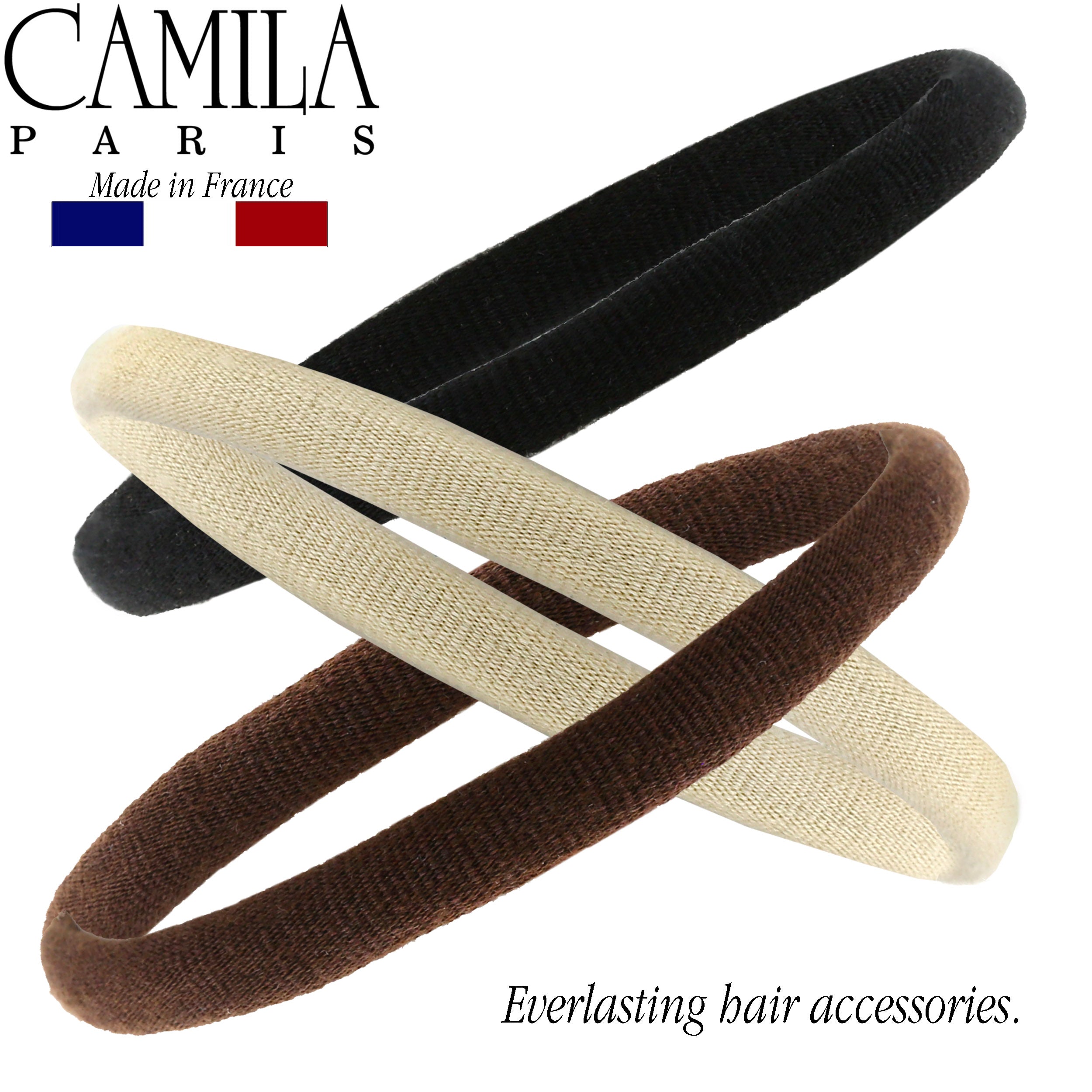 Camila Paris French hair tie cellulose acetate