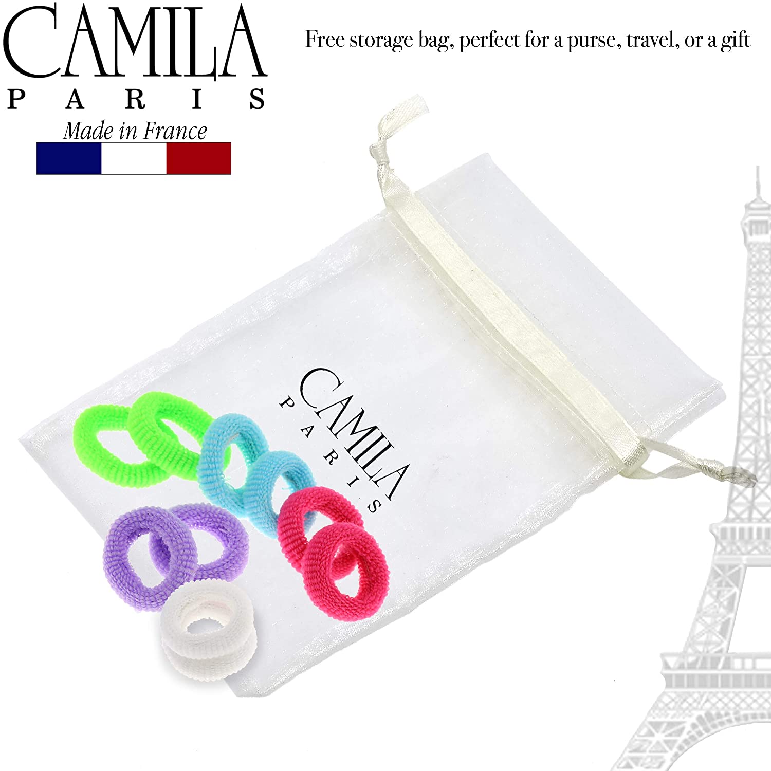 Camila Paris French hair tie cellulose acetate