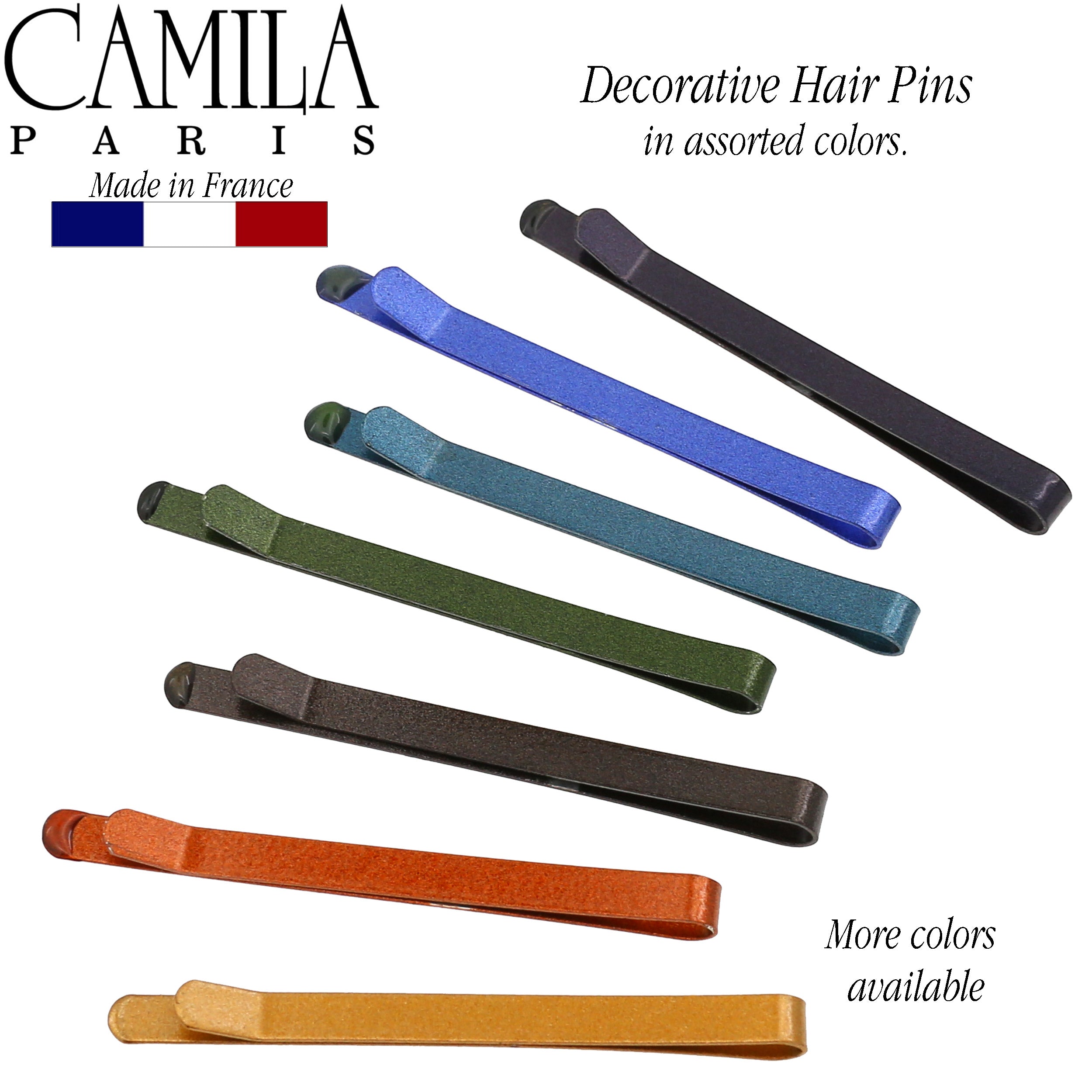 Camila Paris French hair slide cellulose acetate