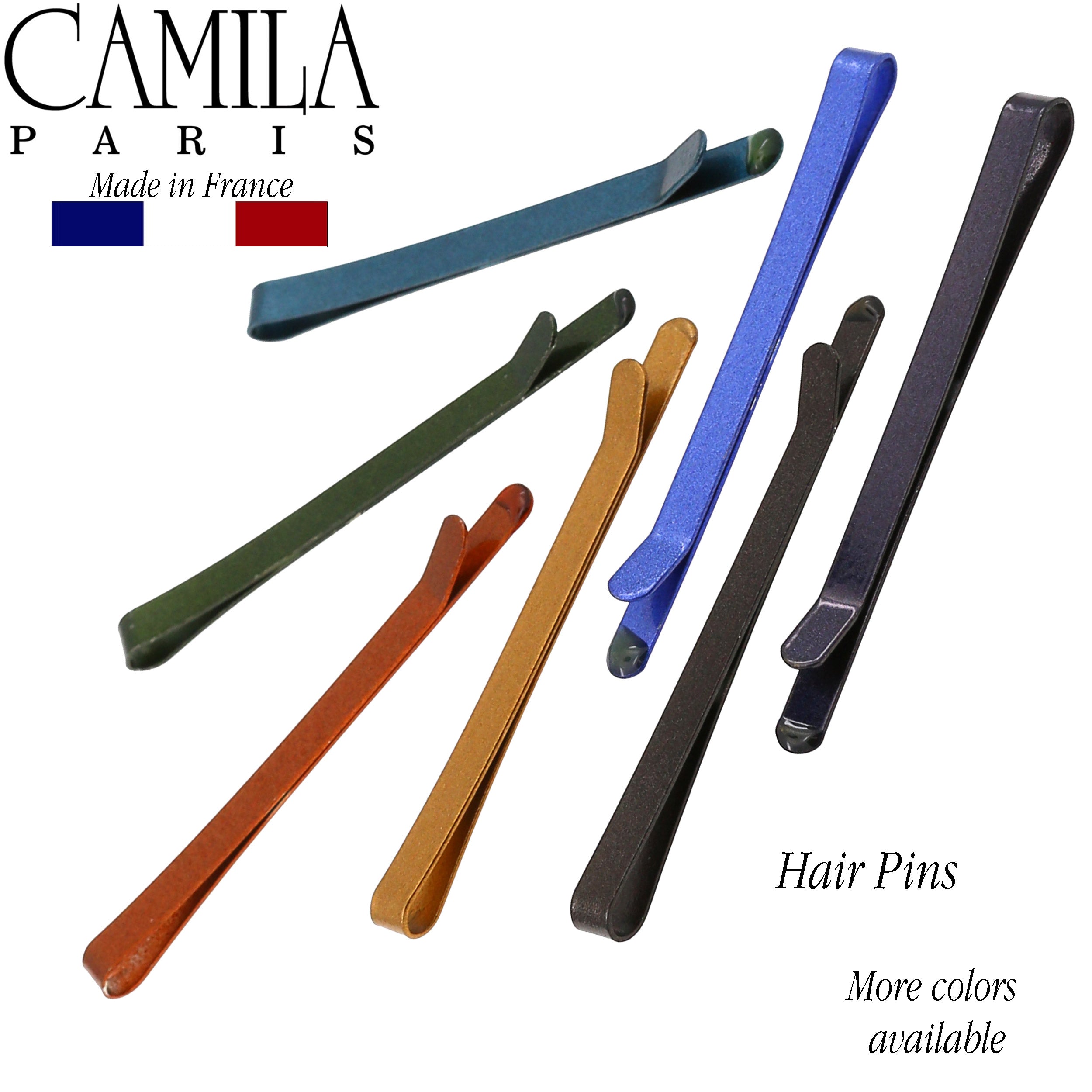 Camila Paris French hair slide cellulose acetate