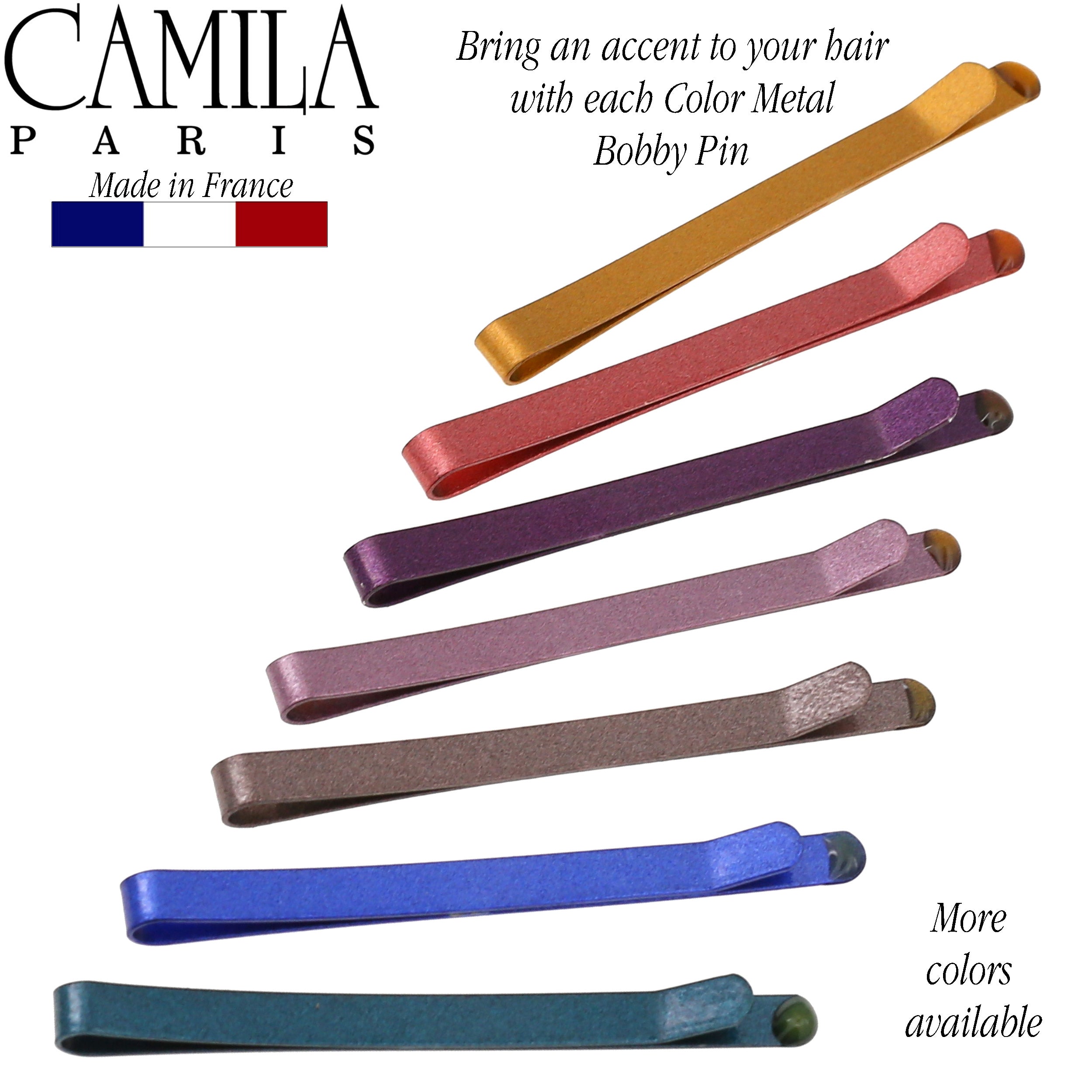 Camila Paris French hair slide cellulose acetate