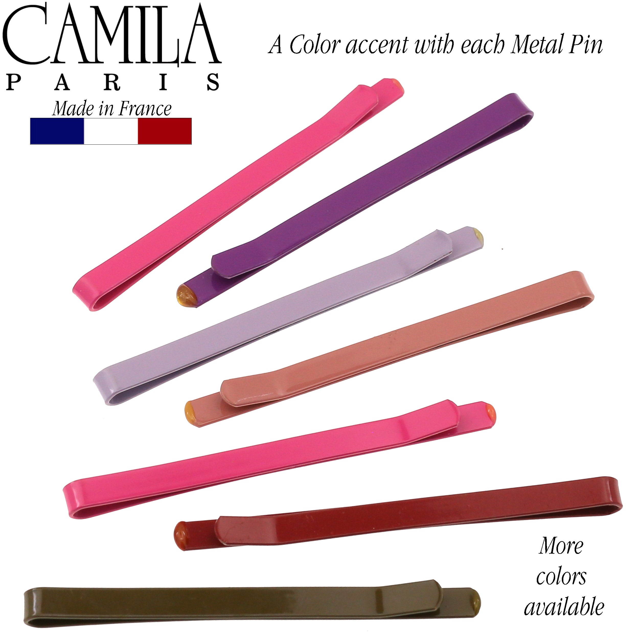 Camila Paris French hair slide cellulose acetate