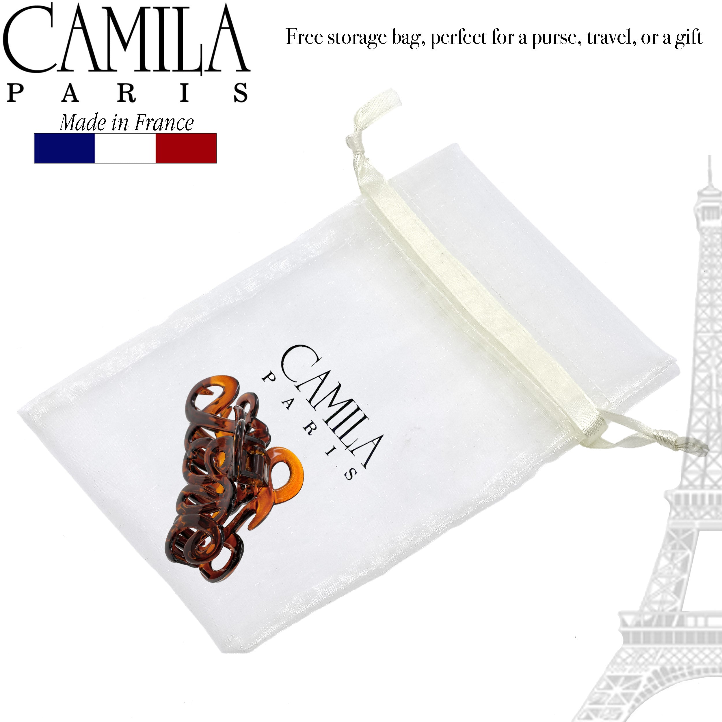 Camila Paris 3.25 Inch Love French hair clip cellulose acetate