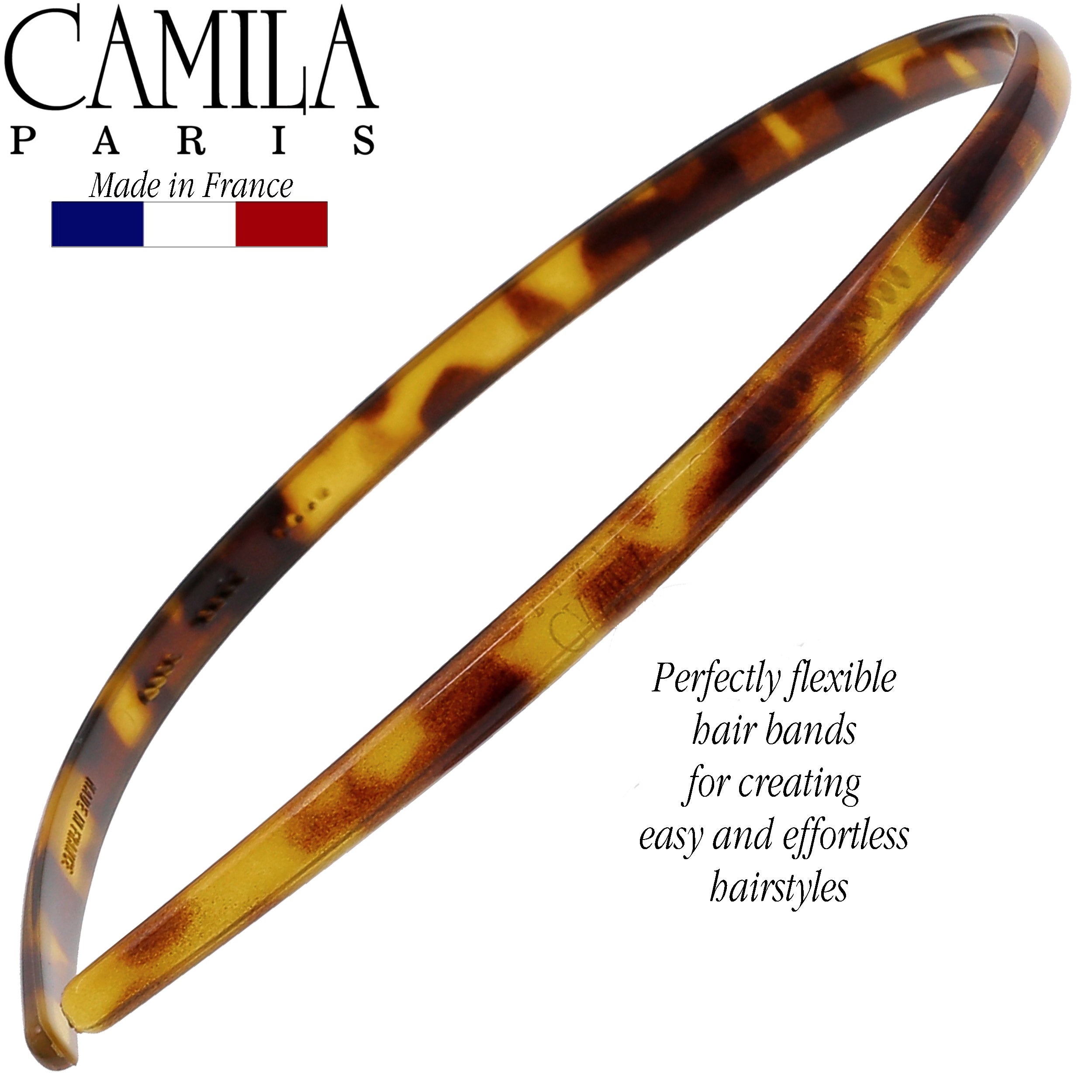 Camila Paris 0.25 inch Classic Comfort French headband cellulose acetate