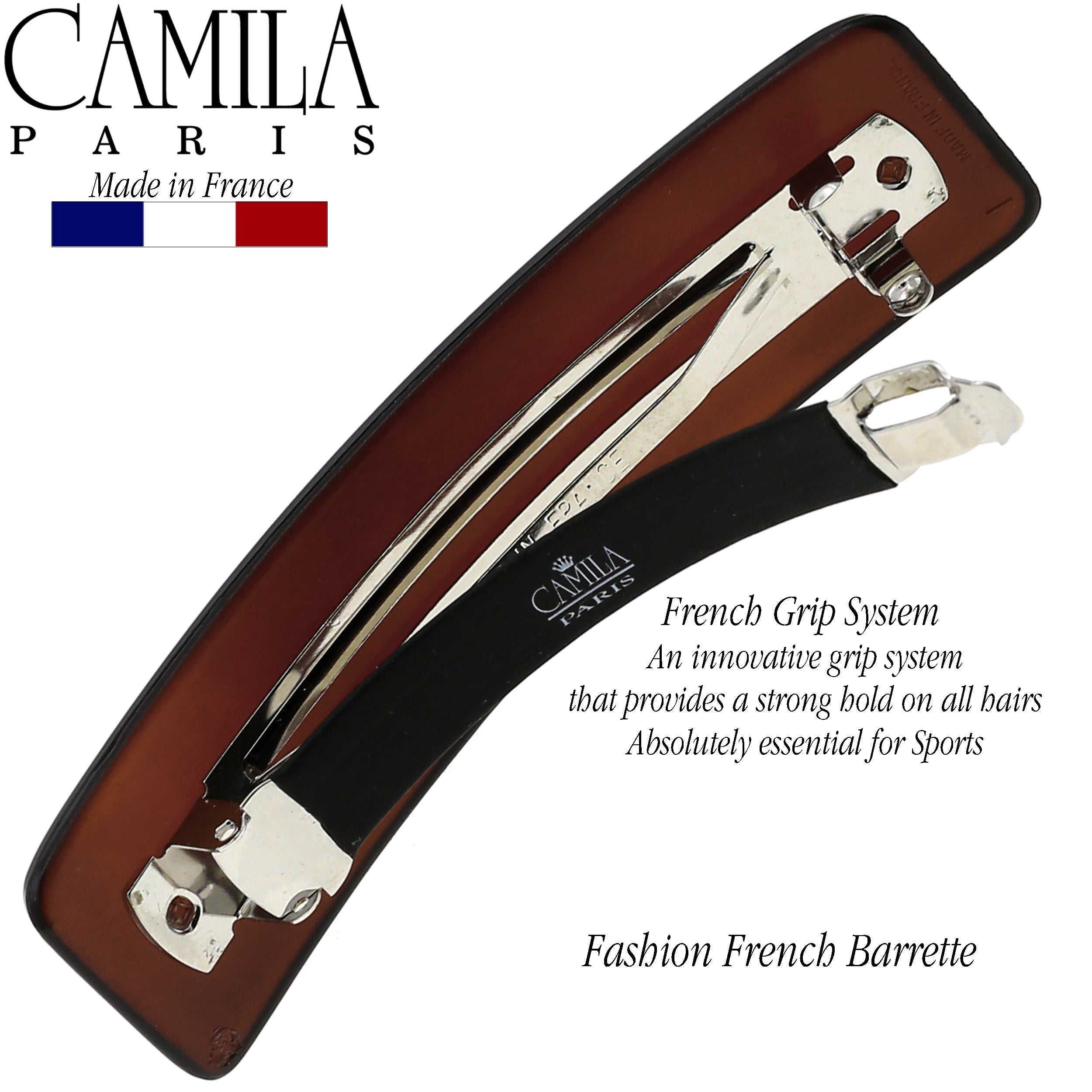 Camila Paris French barrette cellulose acetate