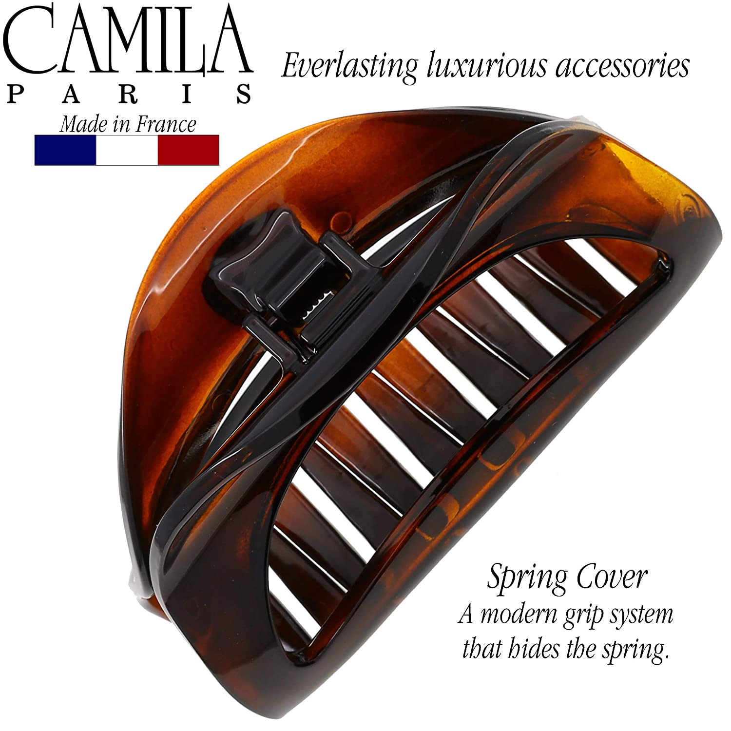 Camila Paris French hair clip cellulose acetate