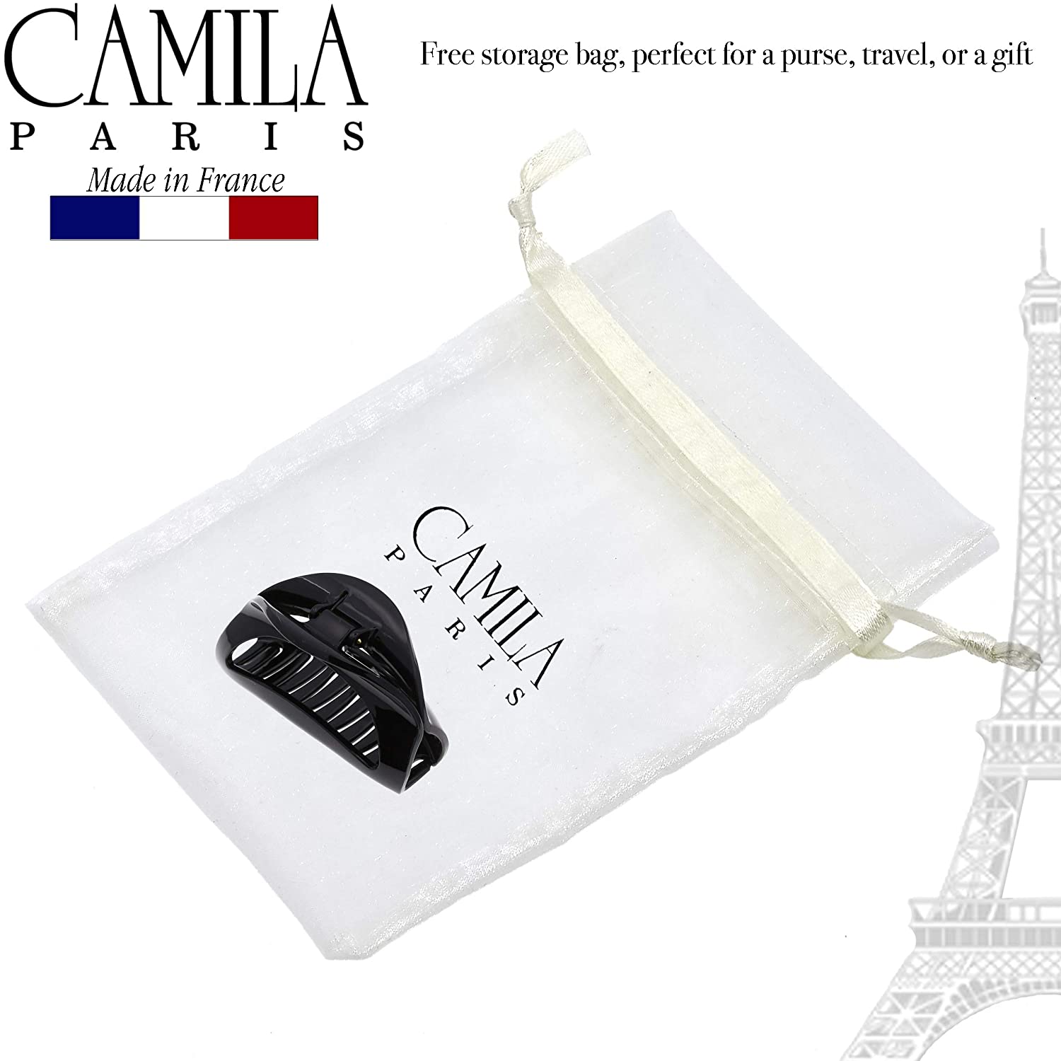 Camila Paris French hair clip cellulose acetate
