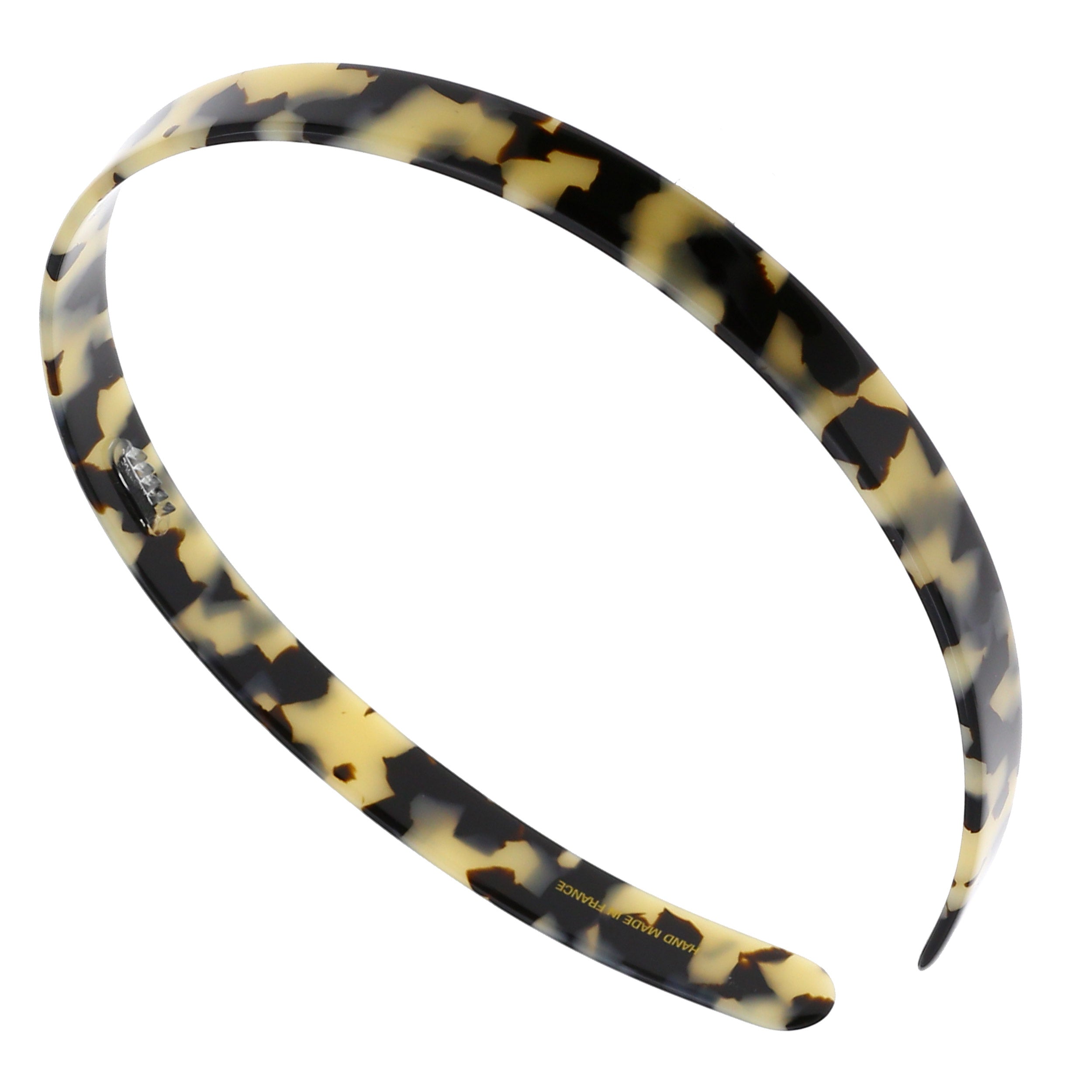 Camila Paris White Tokyo 0.5 inch Classic Flat French headband cellulose acetate