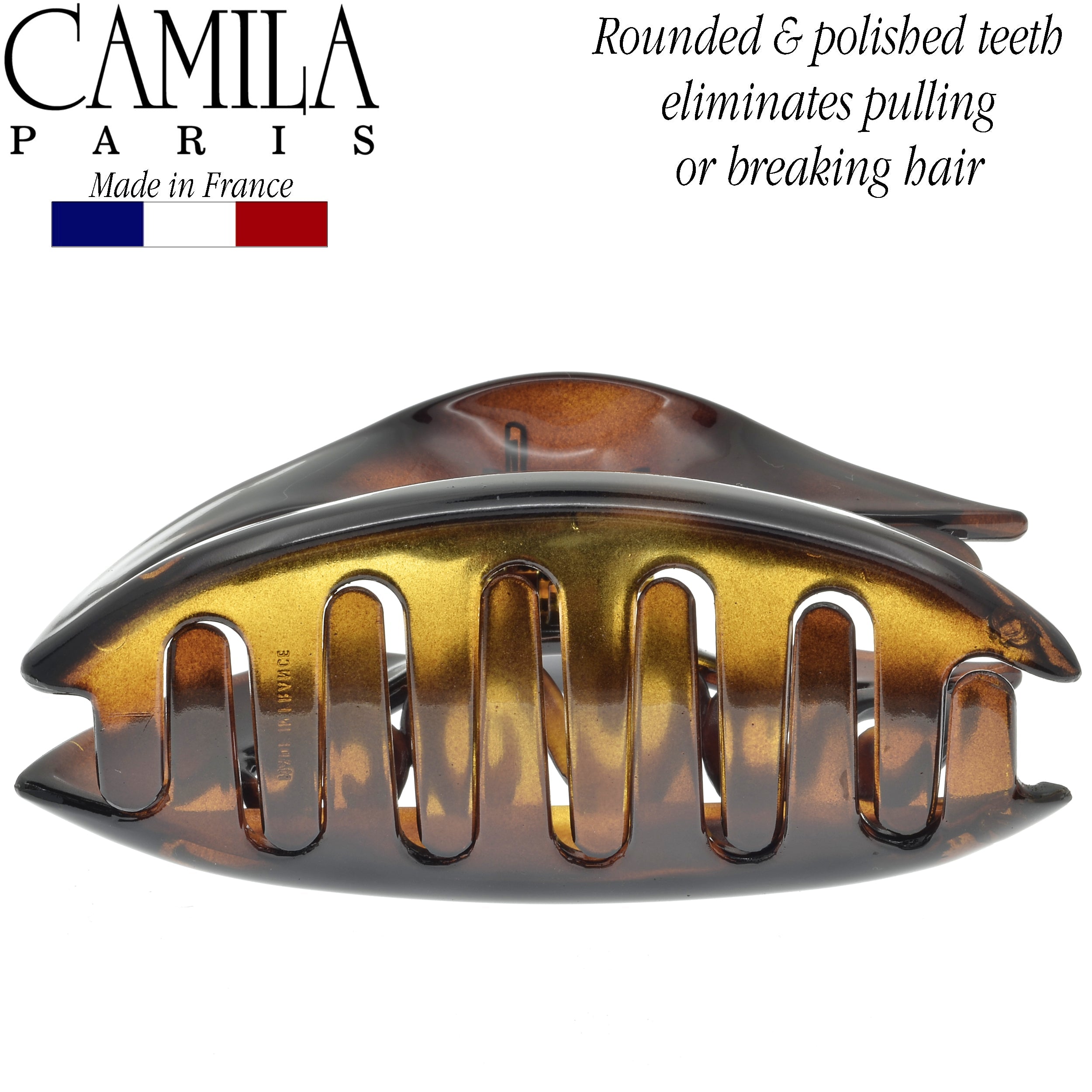 Camila Paris French hair clip cellulose acetate