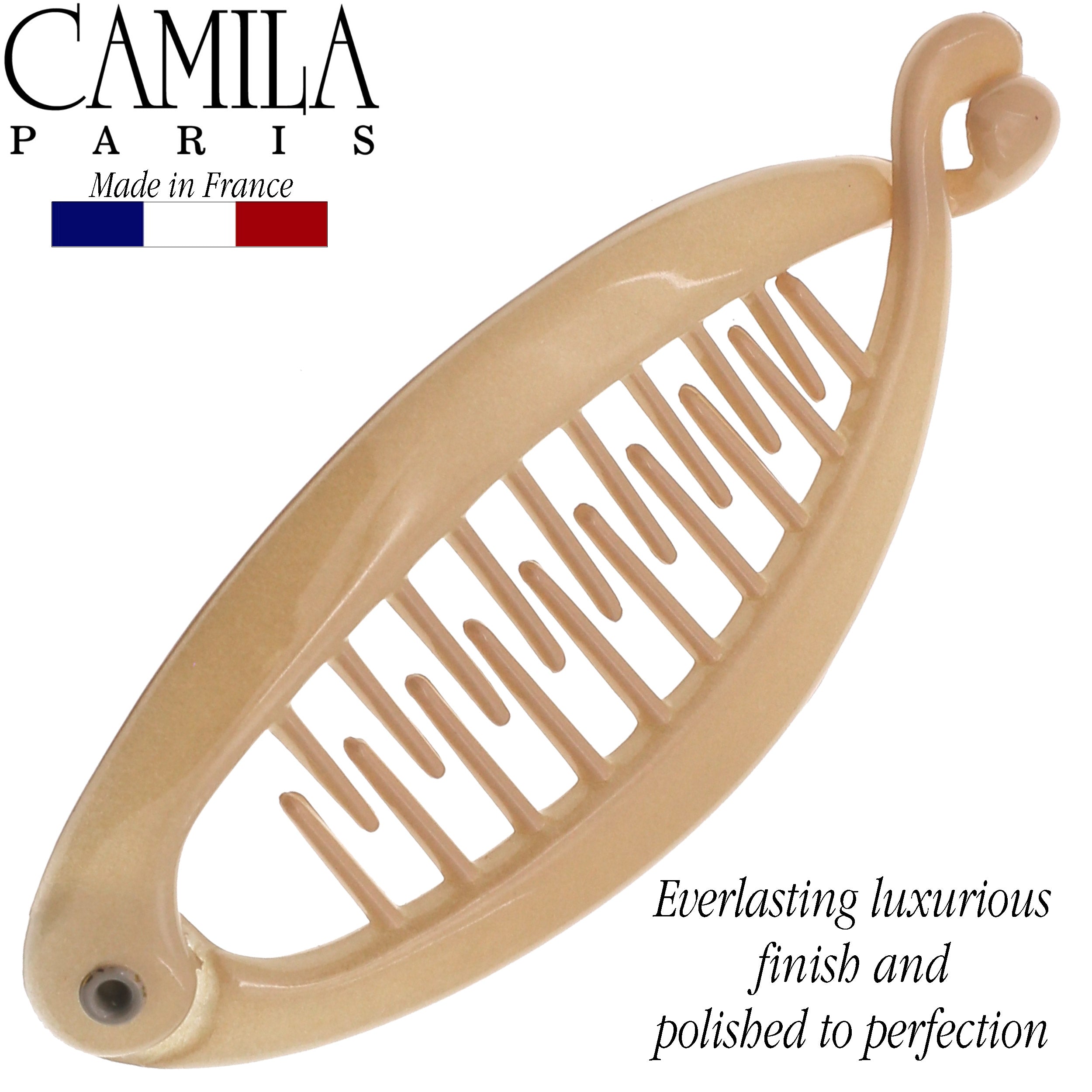 Camila Paris French banana clip cellulose acetate