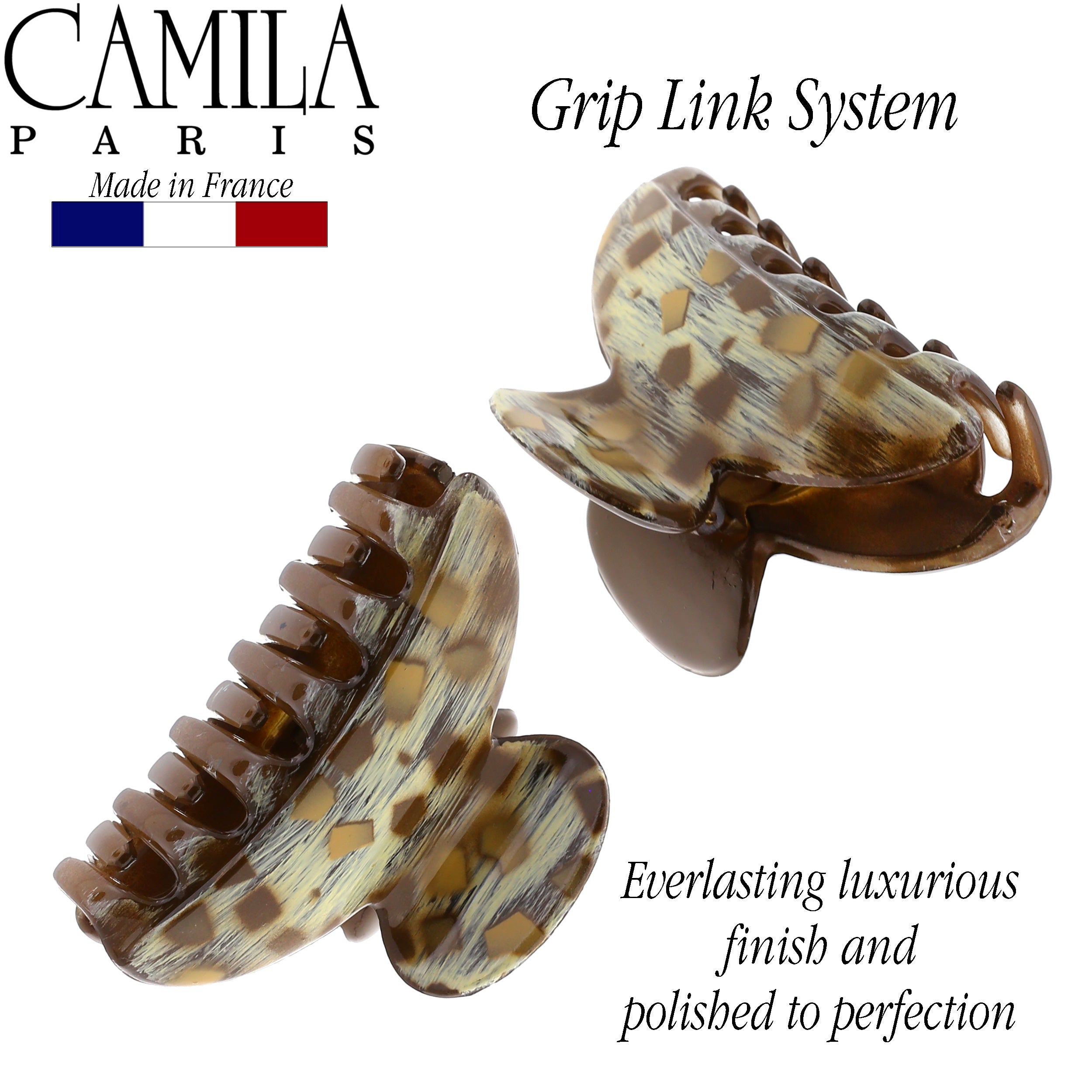 Camila Paris Cheeky French hair clip cellulose acetate