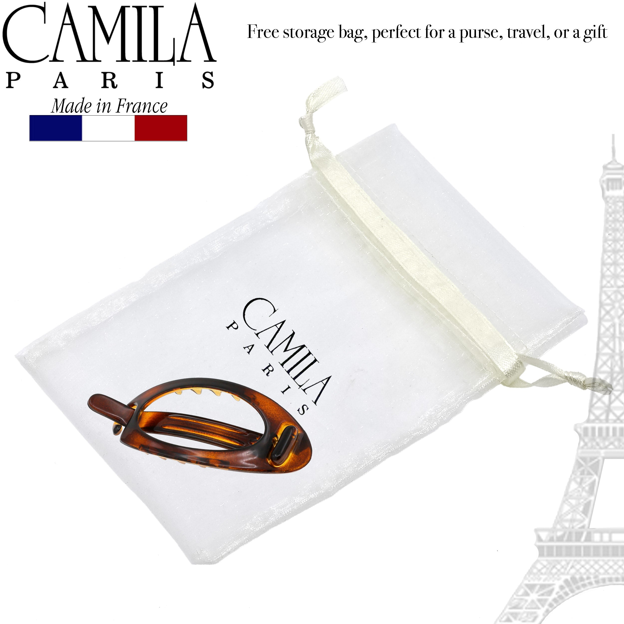 Camila Paris Metal-Free French barrette cellulose acetate