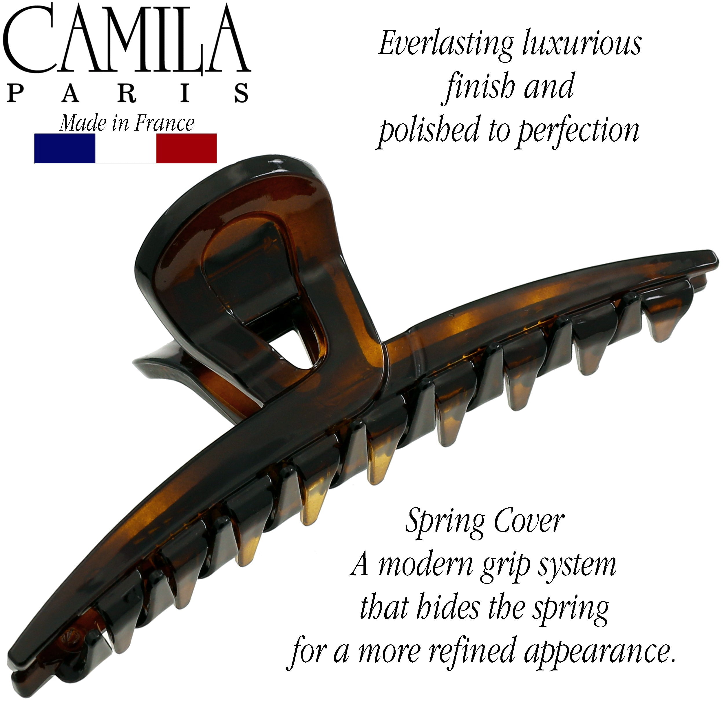 Camila Paris 3.25 Inch French hair clip cellulose acetate