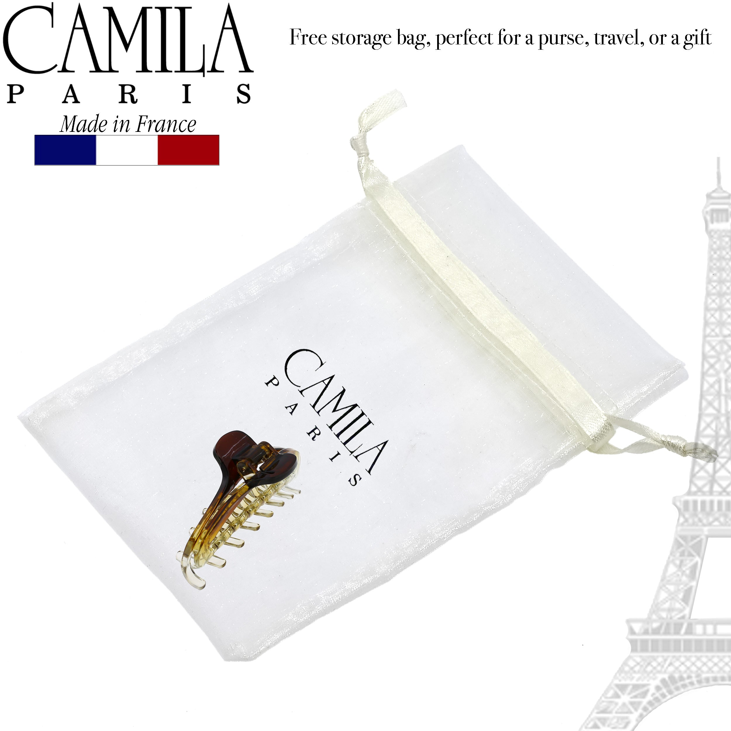 Camila Paris 2.75 Inch French hair clip cellulose acetate
