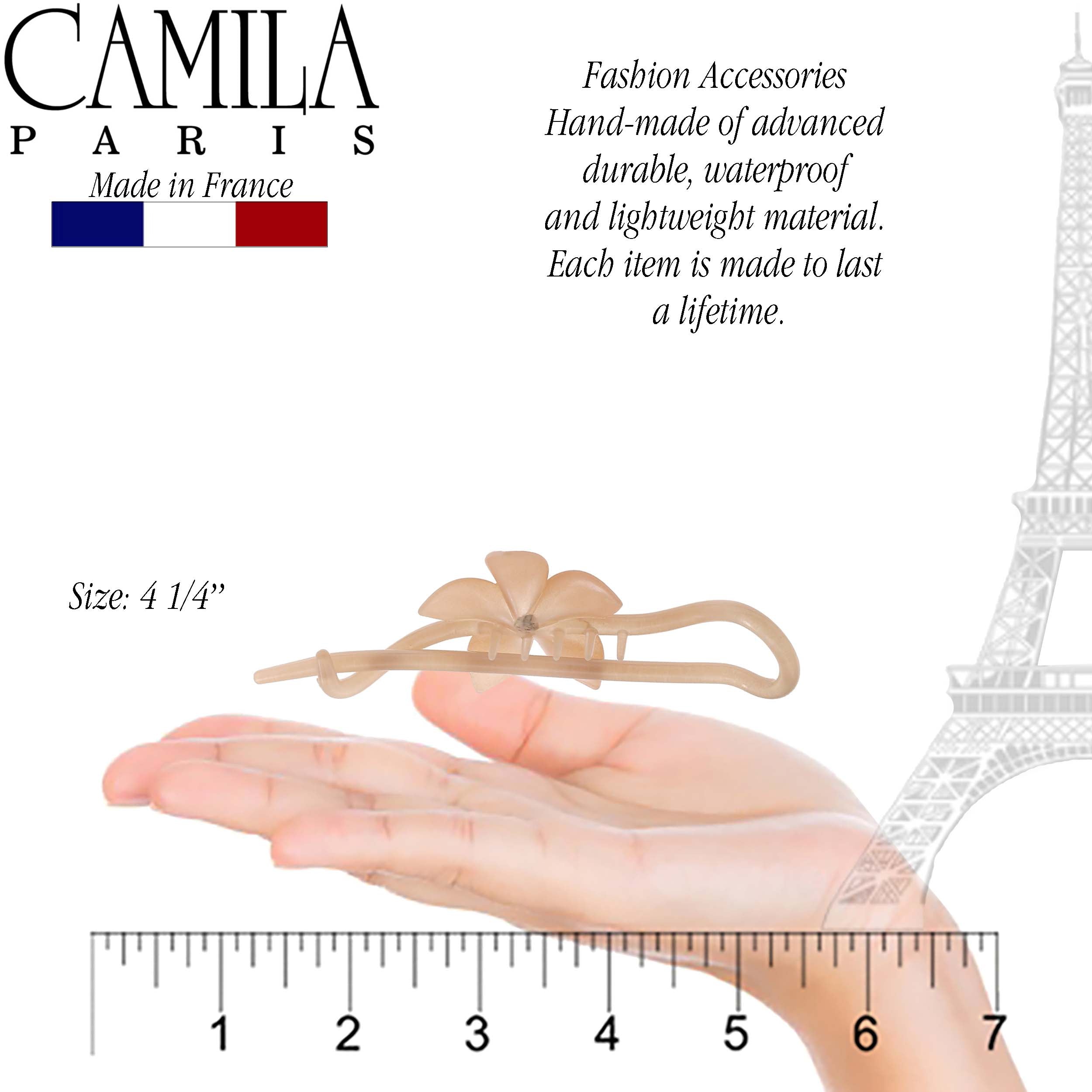 Camila Paris Flow French hair stick cellulose acetate