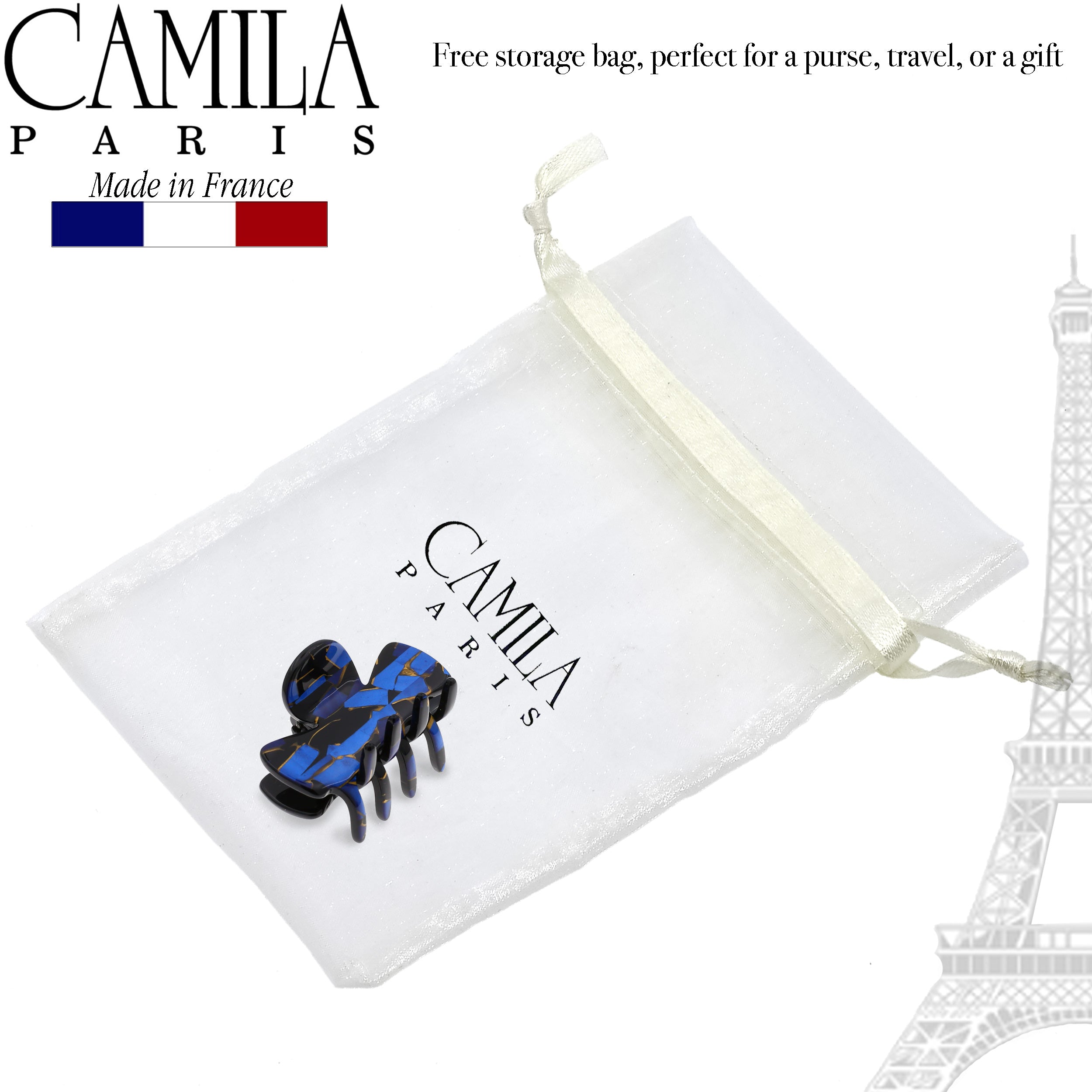 Camila Paris 3.25 Inch French hair clip cellulose acetate handmade