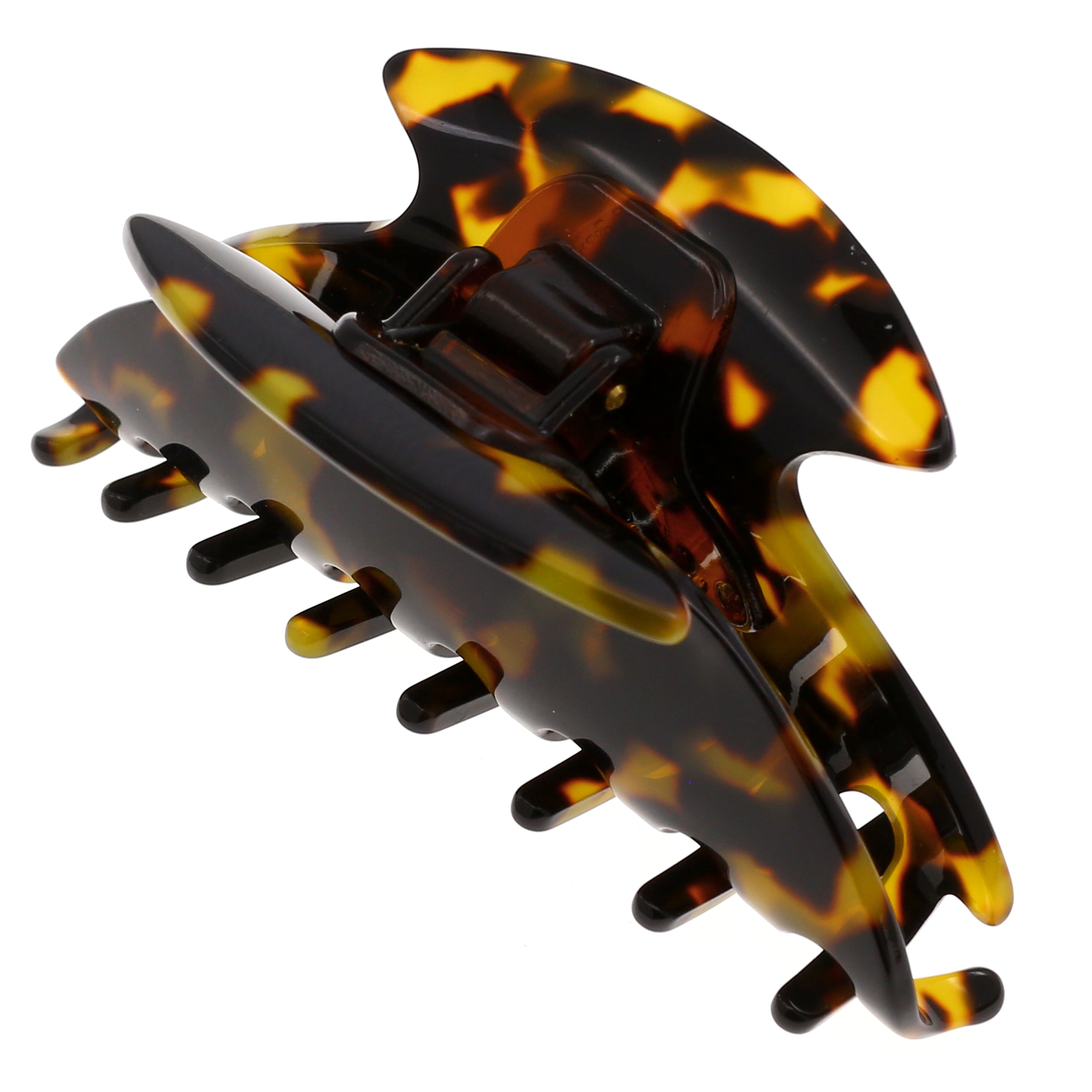 Camila Paris 3.5 Inch Spring Covered French hair clip cellulose acetate handmade