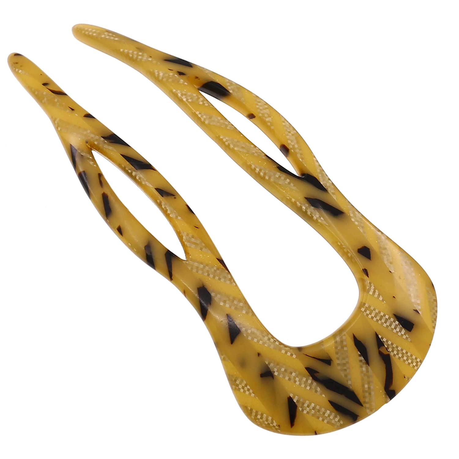 Camila Paris Peach French hair stick cellulose acetate