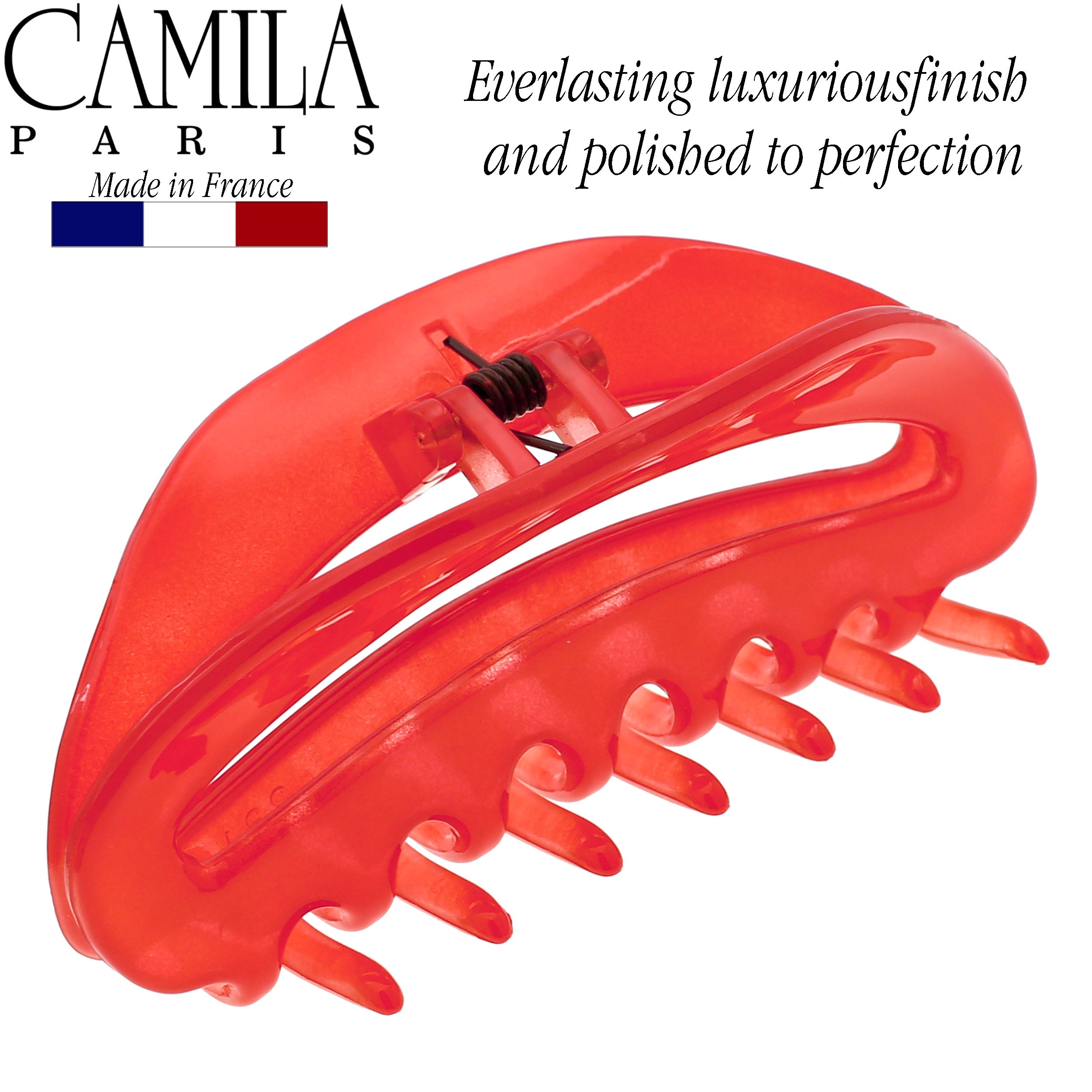Camila Paris French hair clip cellulose acetate