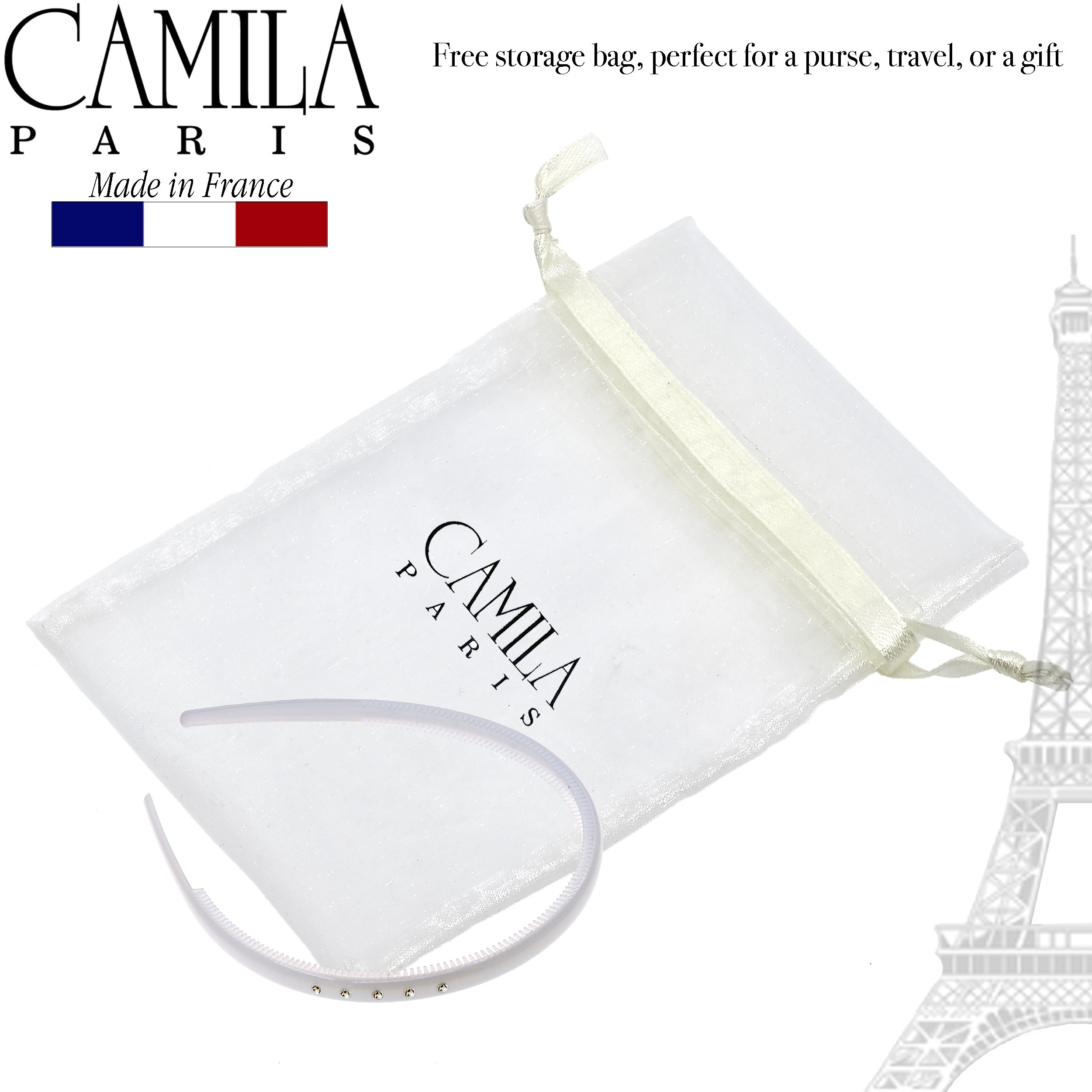 Camila Paris 0.5 inch Classic Comfort French headband cellulose acetate