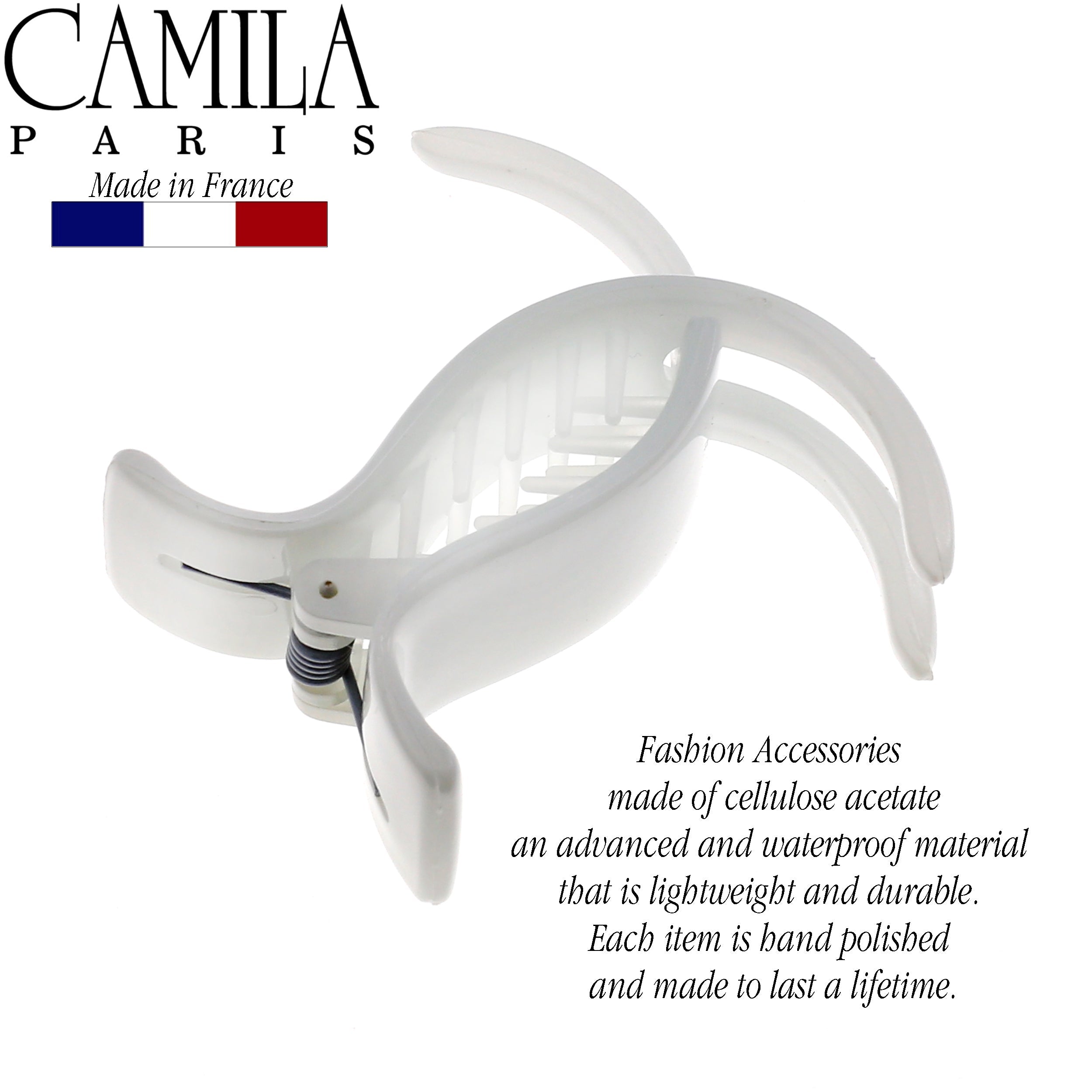 Camila Paris Lily French hair clip cellulose acetate