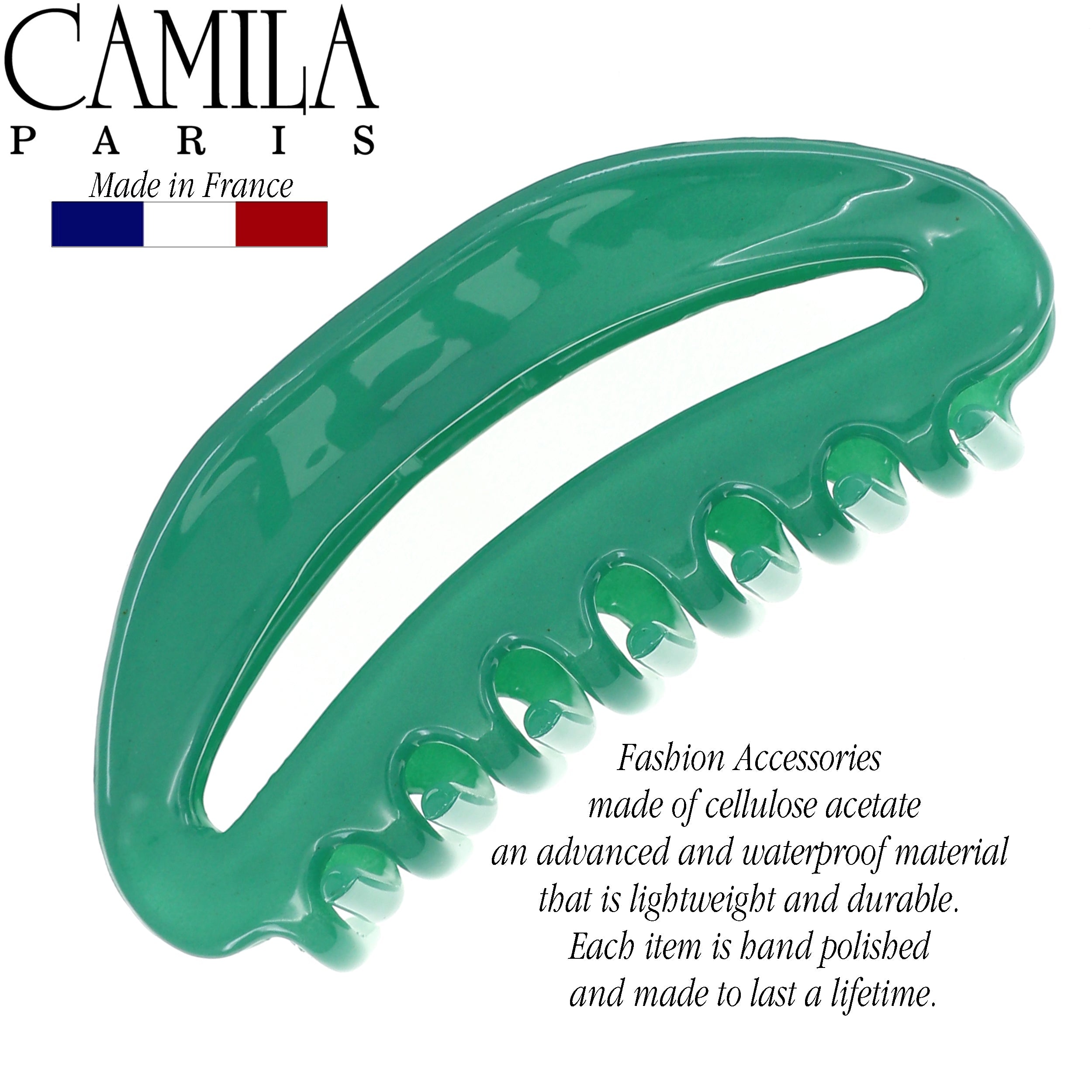 Camila Paris 3.5 Inch French hair clip cellulose acetate