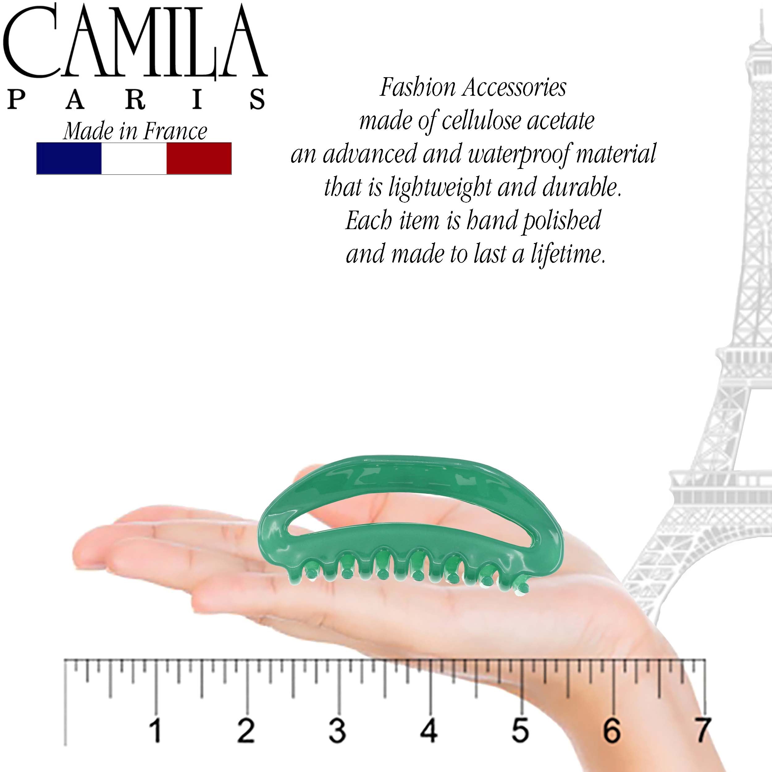 Camila Paris 3.5 Inch French hair clip cellulose acetate