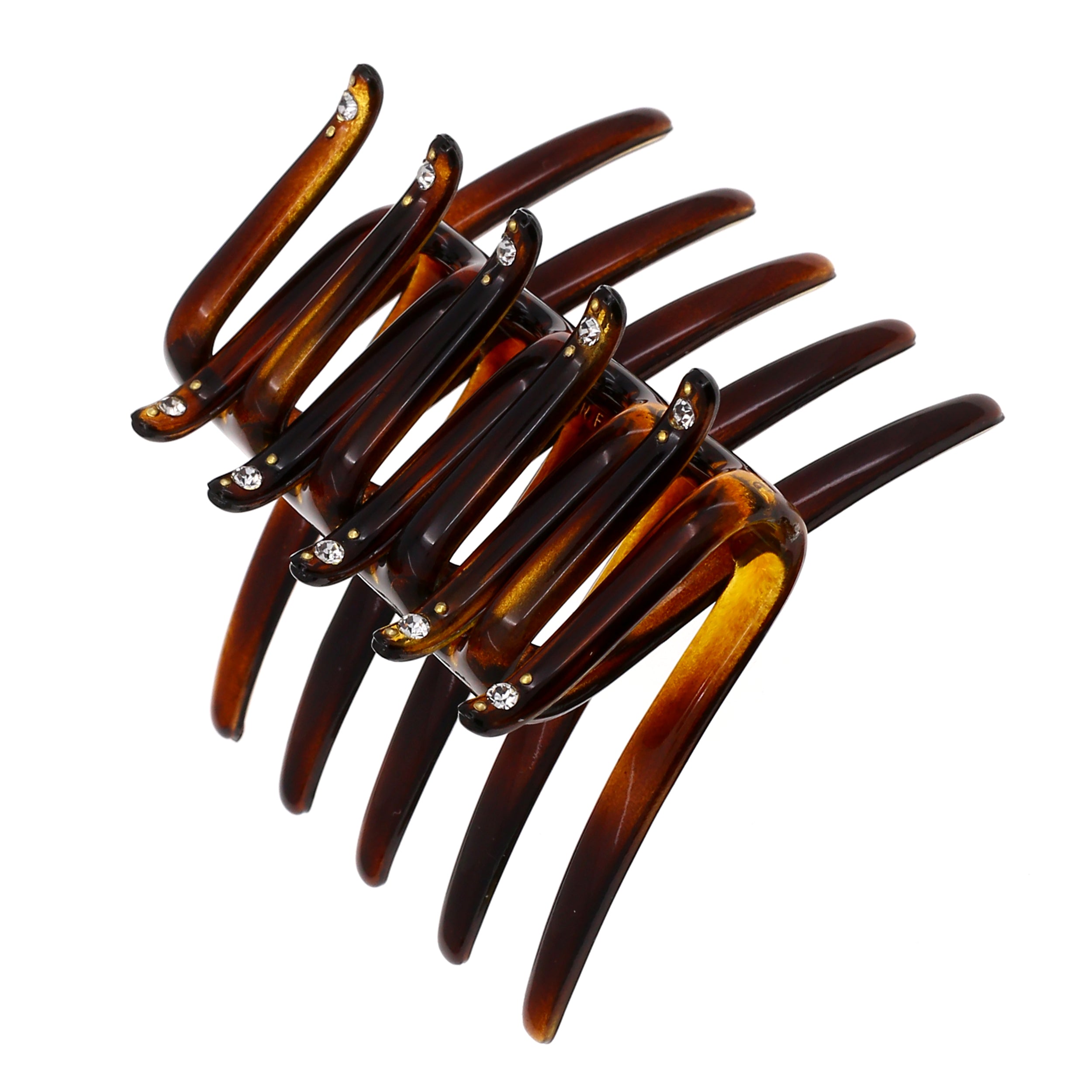 Camila Paris Tortoiseshell Love French side comb cellulose acetate