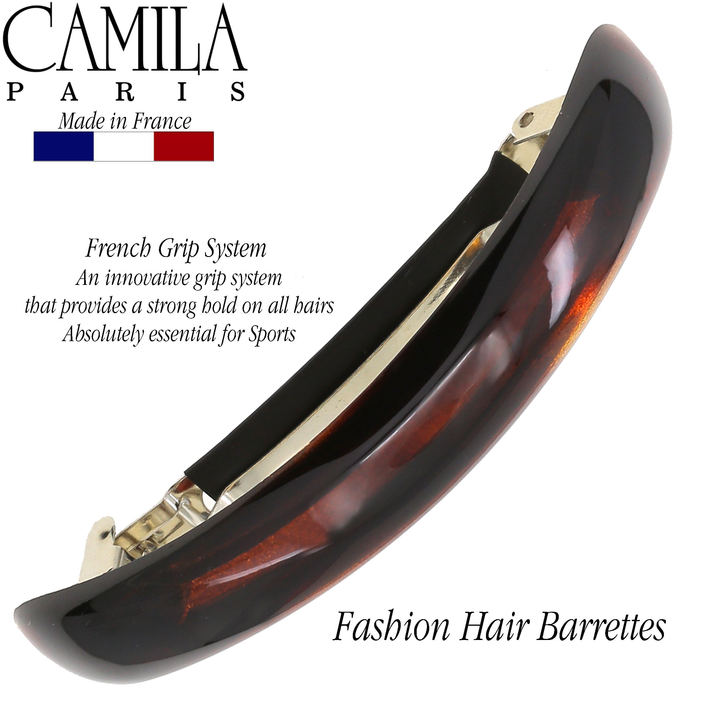 Camila Paris French barrette cellulose acetate