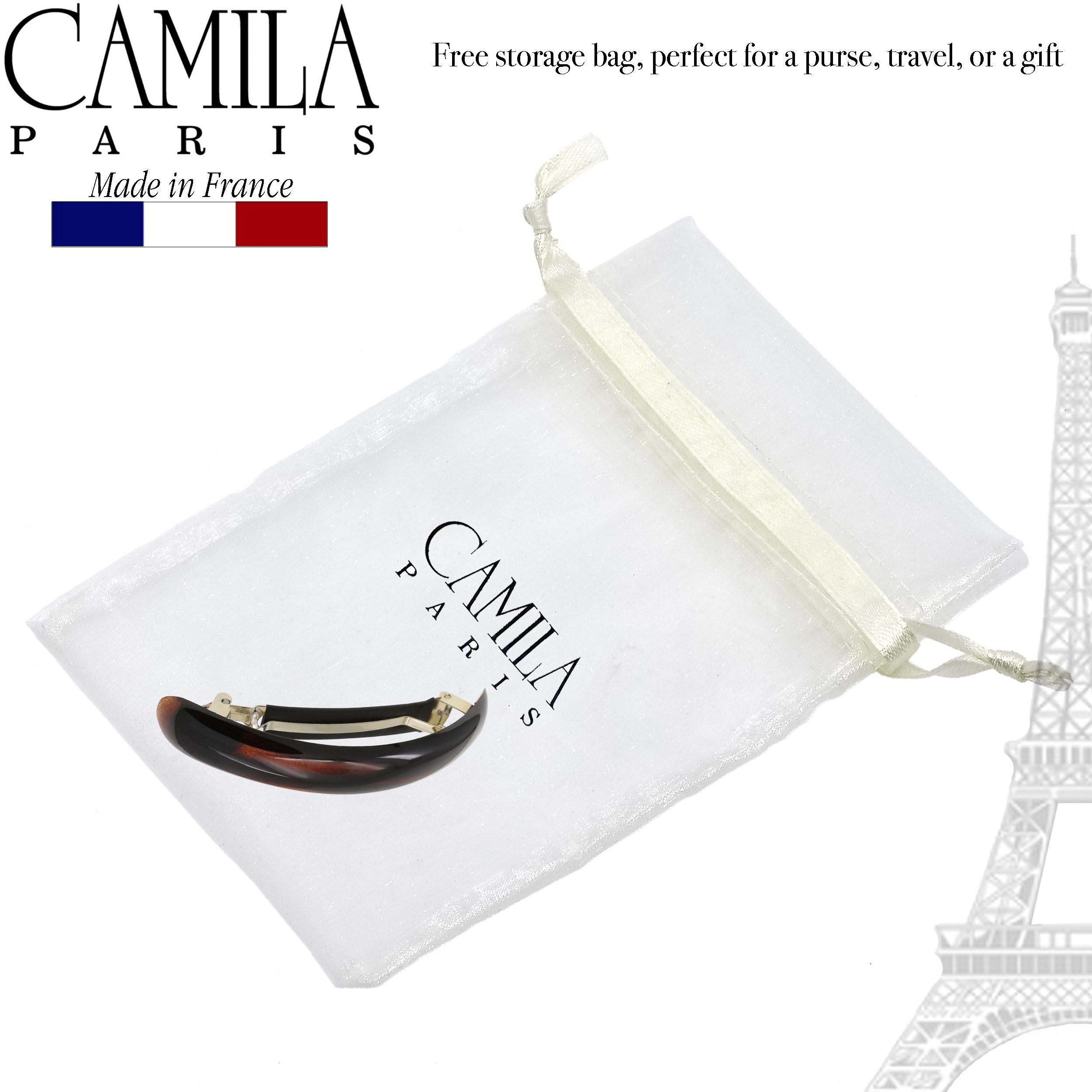 Camila Paris French barrette cellulose acetate