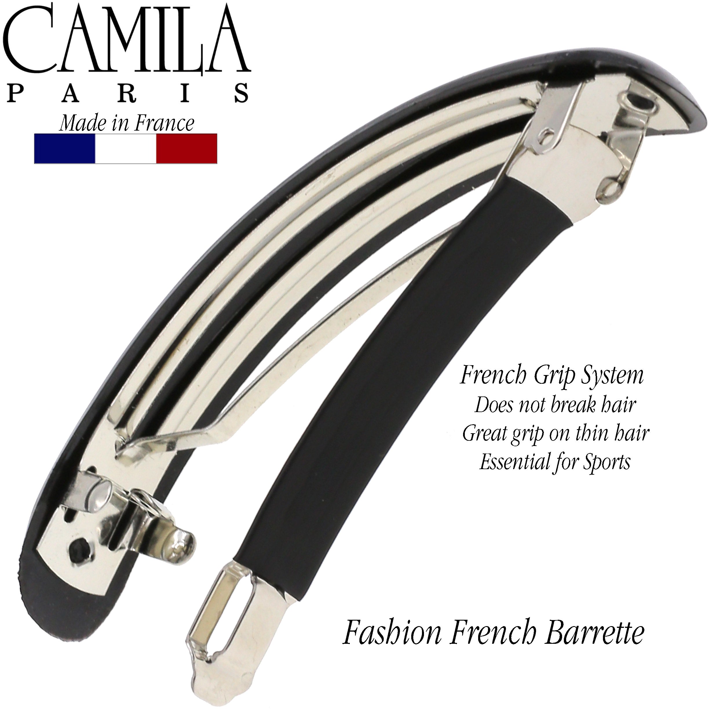 Camila Paris French barrette cellulose acetate