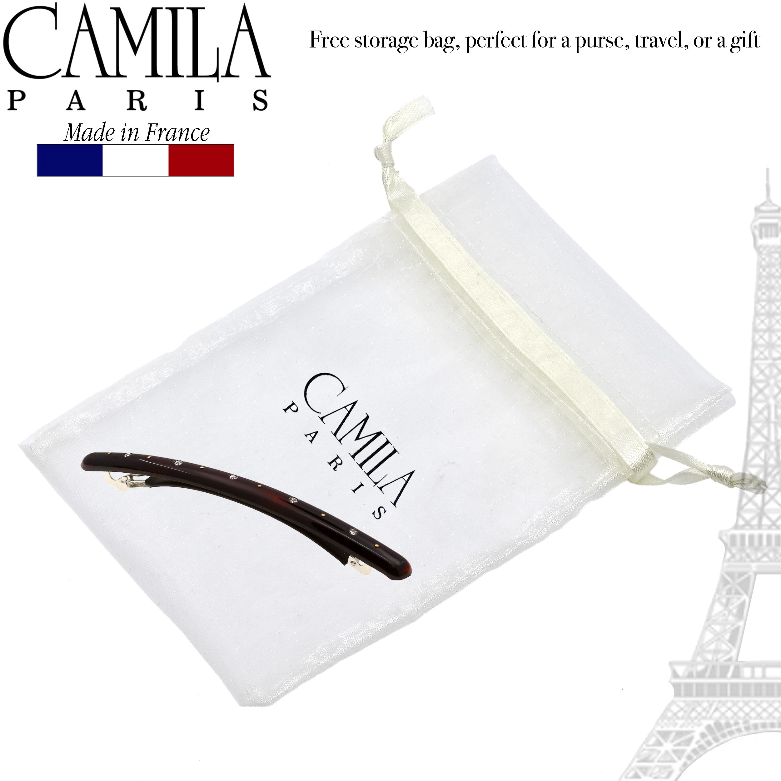 Camila Paris French barrette cellulose acetate