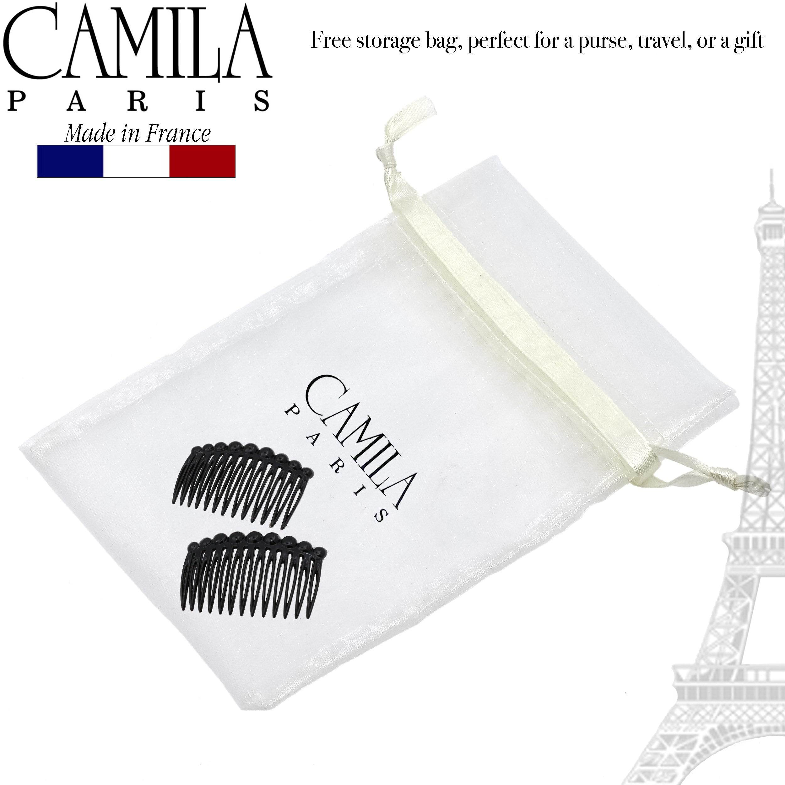 Camila Paris Detangling French side comb cellulose acetate