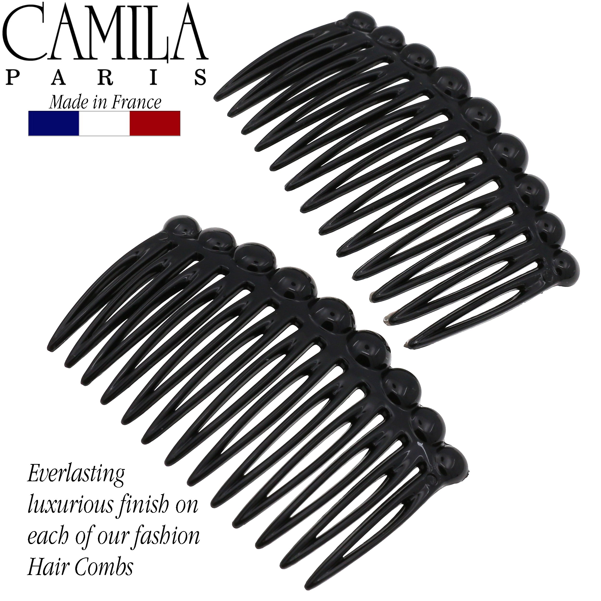 Camila Paris Detangling French side comb cellulose acetate