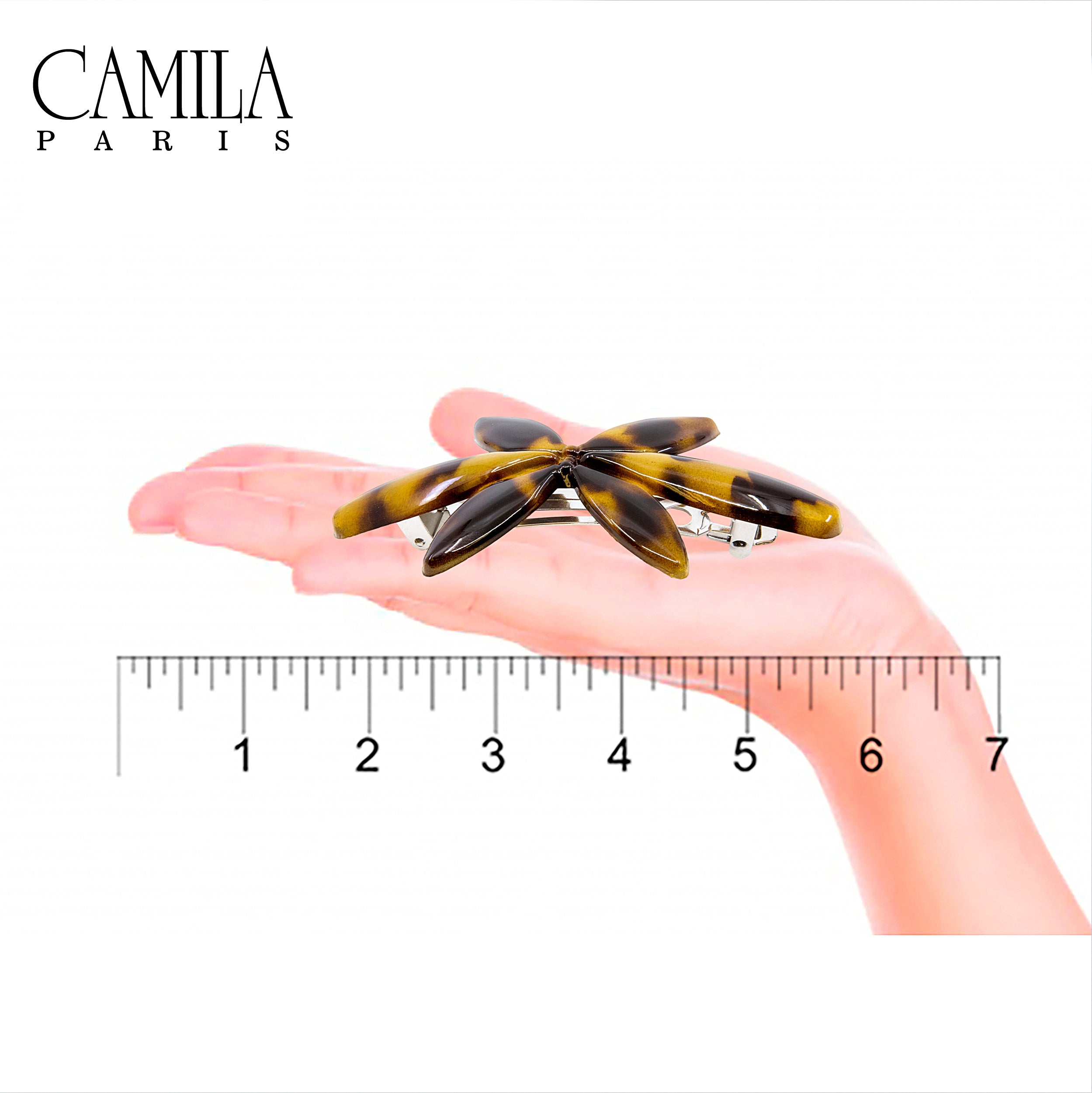 Camila Paris French barrette cellulose acetate